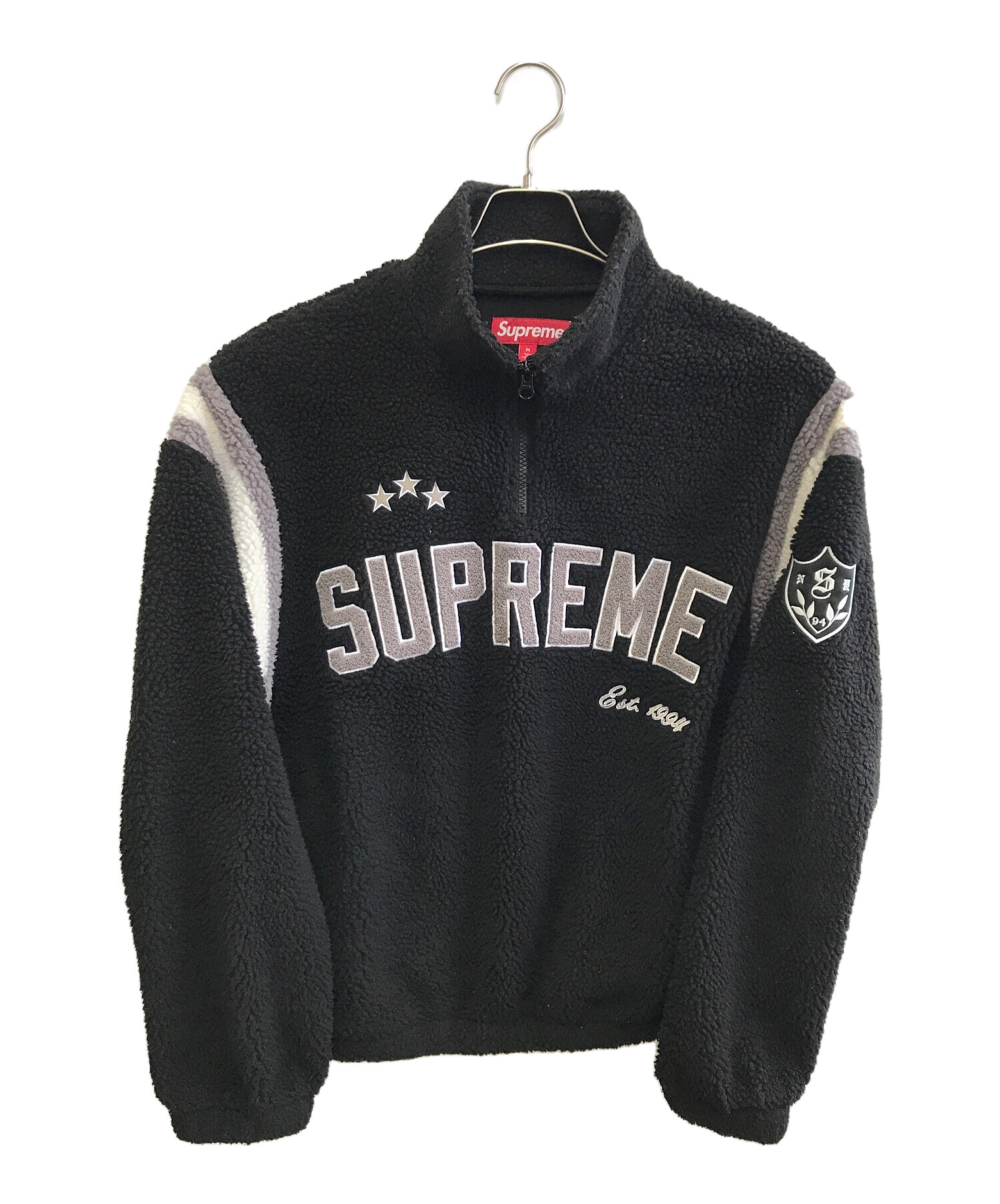 中古・古着通販】Supreme (シュプリーム) フリースジャケット ブラック 