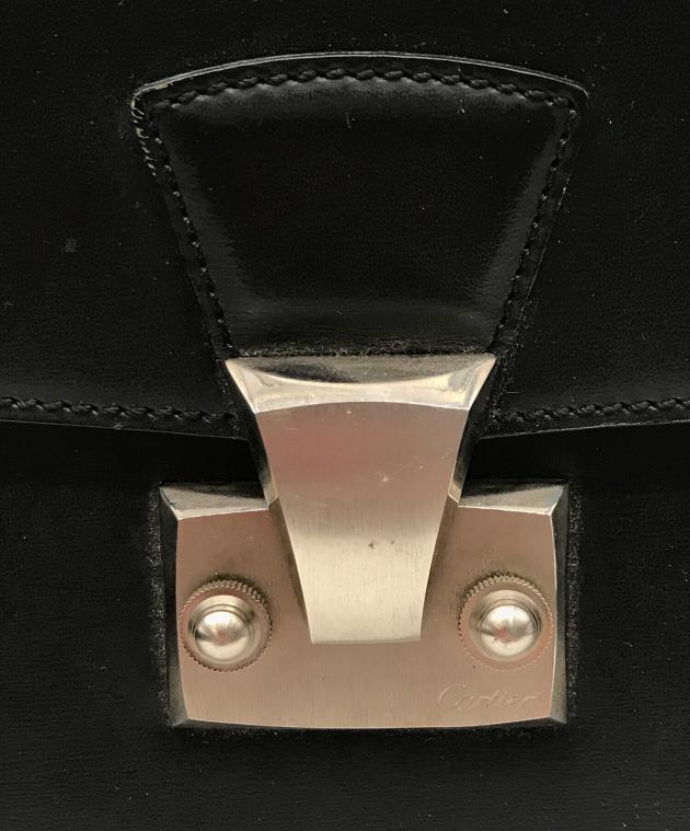 中古・古着通販】Cartier (カルティエ) セカンドバッグ ブラック