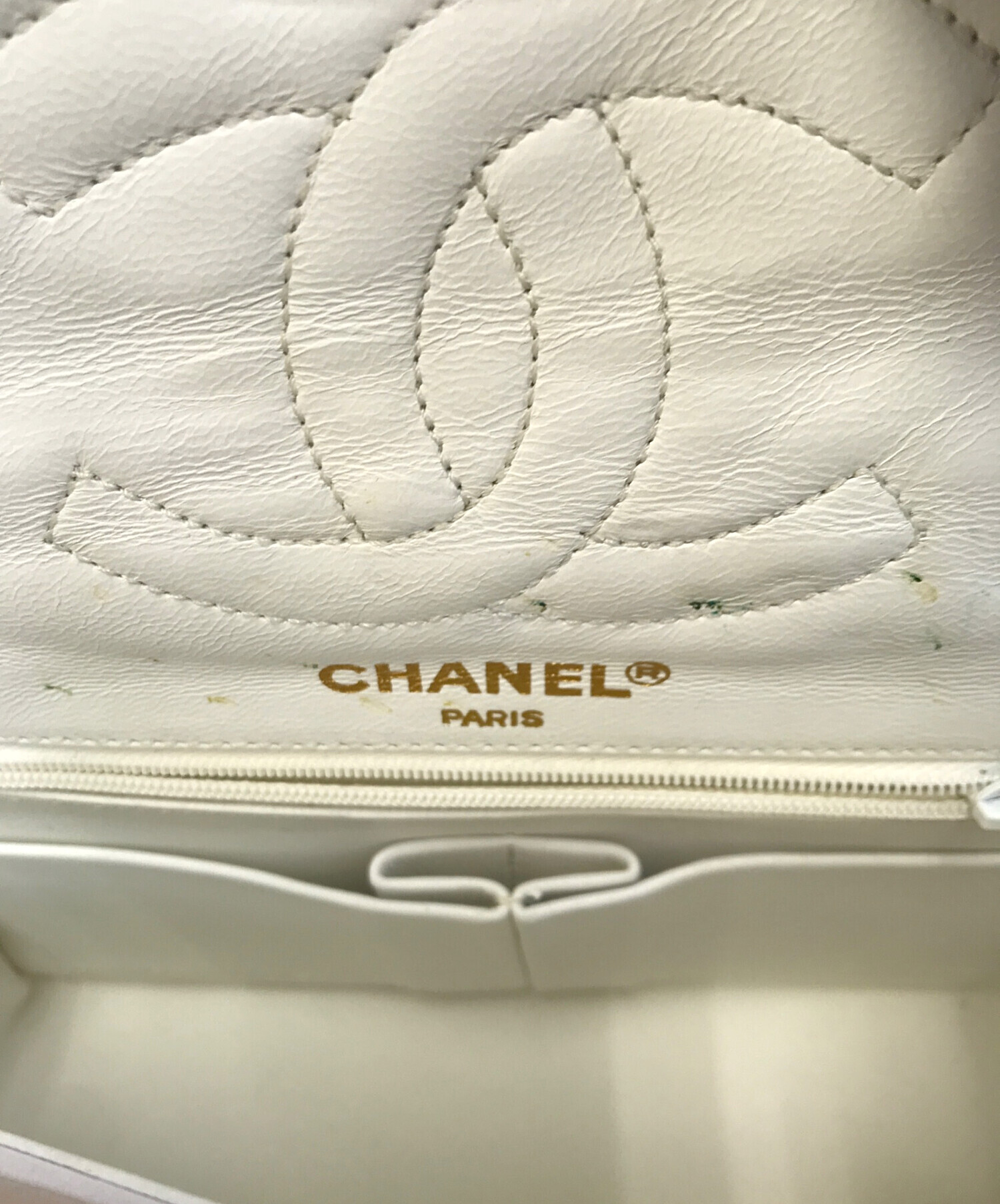 中古・古着通販】CHANEL (シャネル) コンビカラーチェーンショルダー 