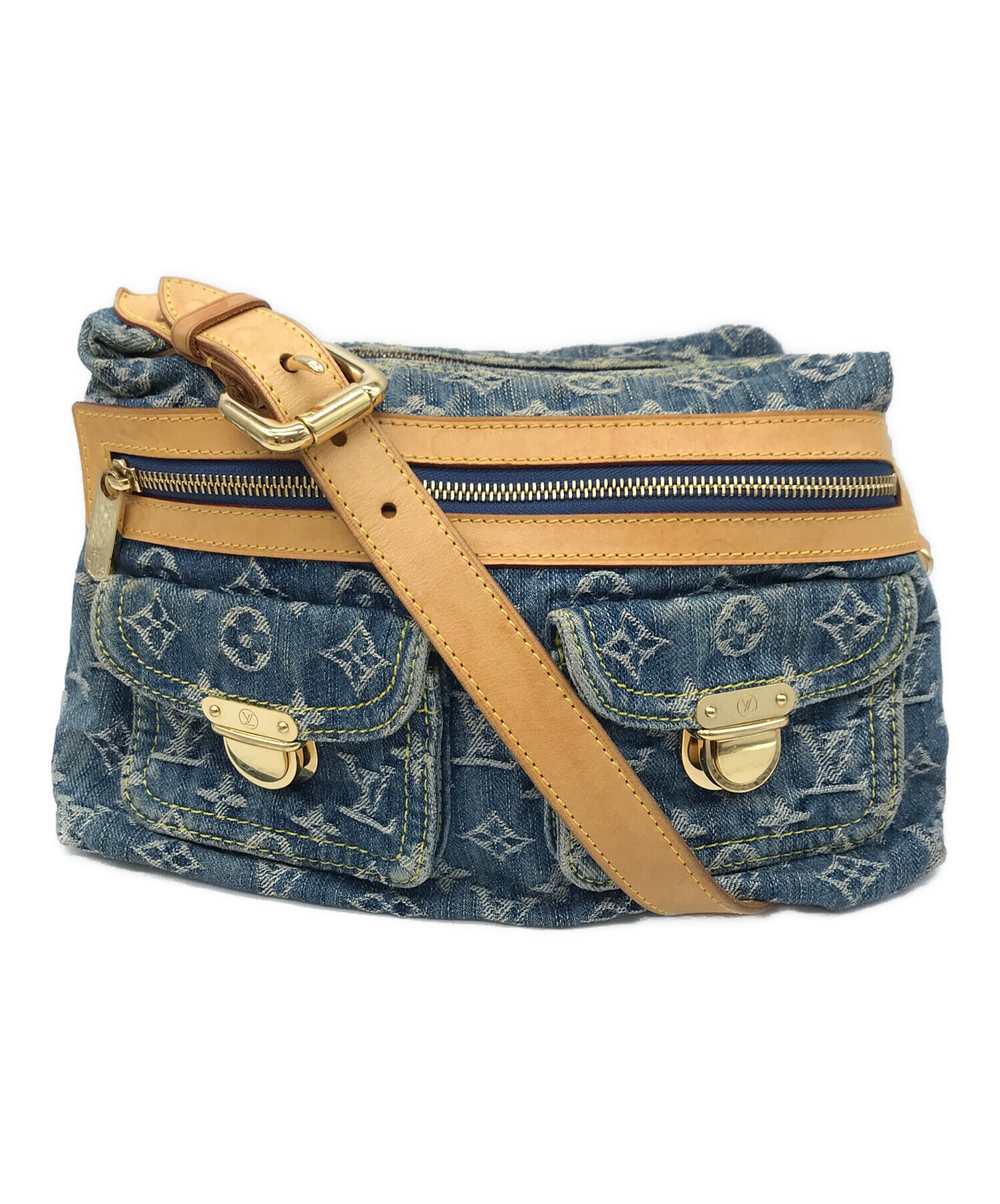 中古・古着通販】LOUIS VUITTON (ルイ ヴィトン) バギーPM ブルー 