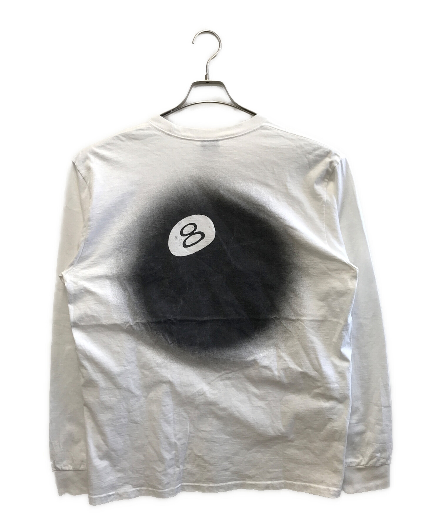 中古・古着通販】stussy (ステューシー) 長袖Tシャツ ホワイト サイズ 