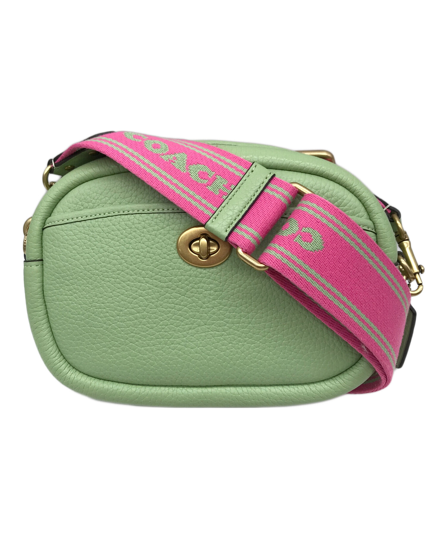 中古・古着通販】COACH (コーチ) カメラバッグ グリーン｜ブランド 