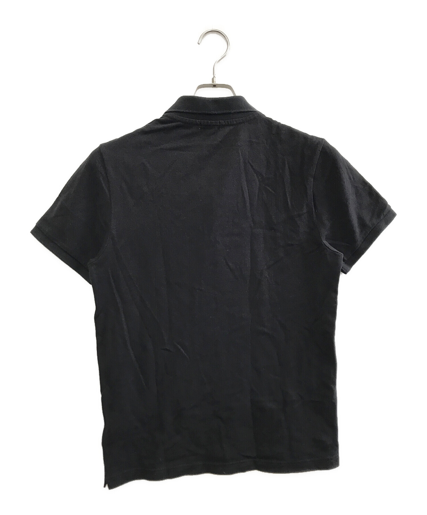 中古・古着通販】MONCLER (モンクレール) 半袖ポロシャツ ブラック 