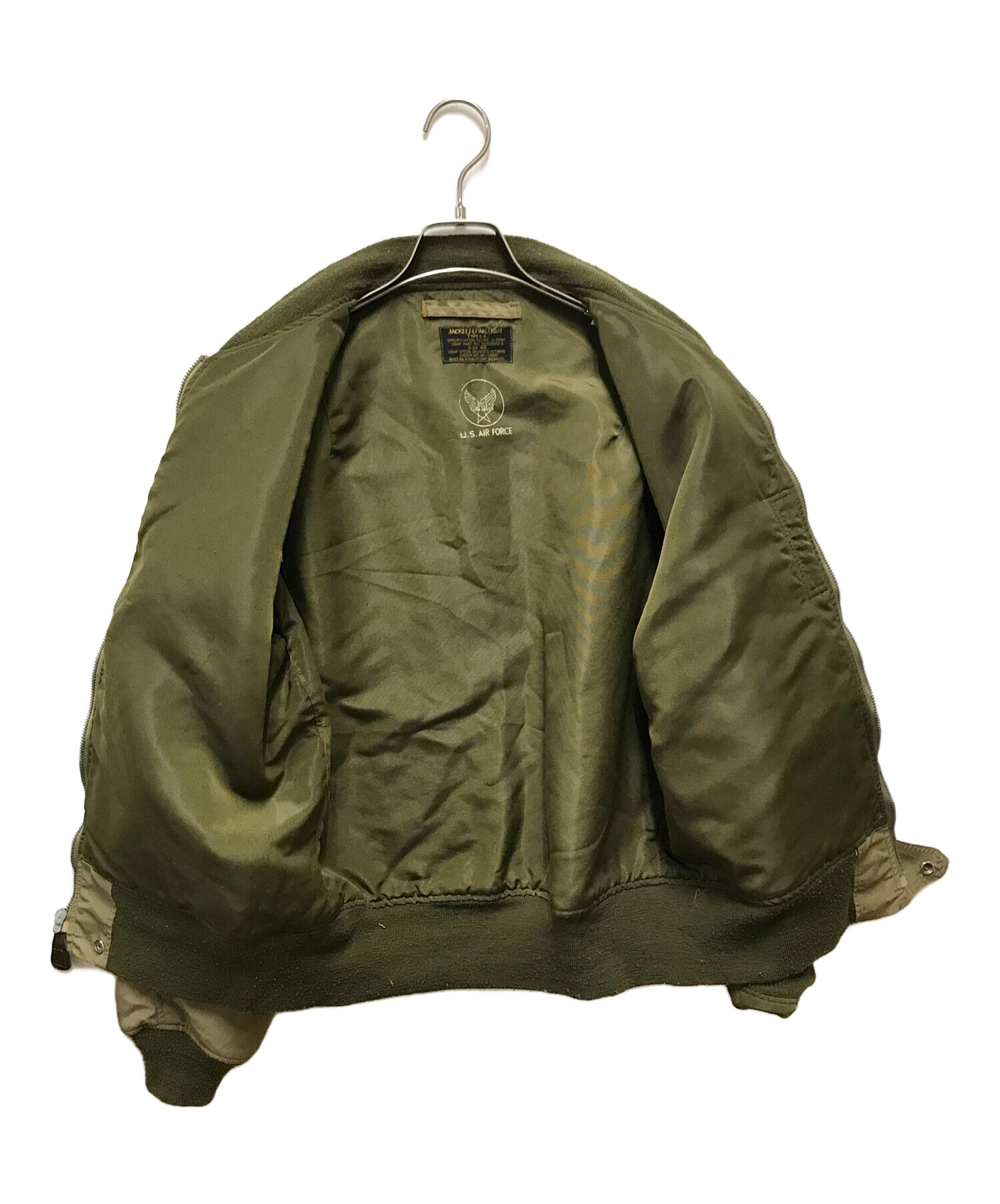 フライトジャケット Lサイズ モスグリーン 中古・古着通販】BUZZ RICKSON'S (バズリクソンズ) L-2フライト