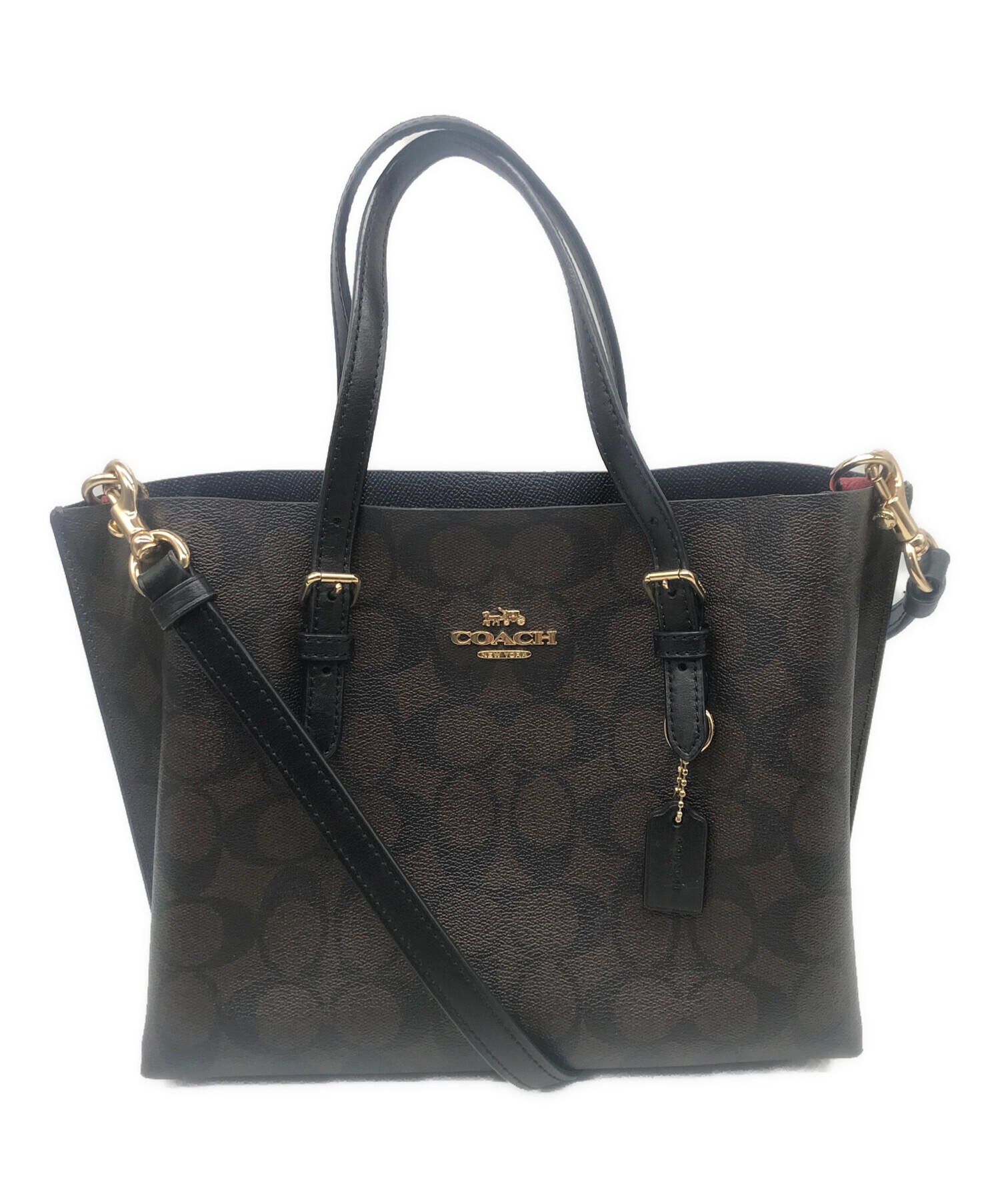 中古・古着通販】COACH (コーチ) 2WAYショルダーバッグ ブラウン 