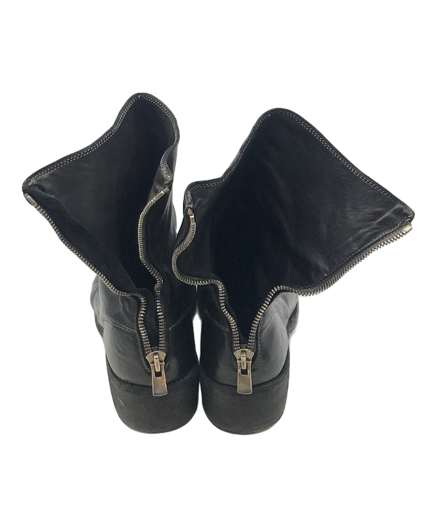 中古・古着通販】GUIDI (グイディ) ブーツ ブラック サイズ:記載なし