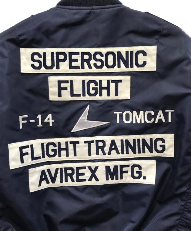 中古・古着通販】AVIREX (アヴィレックス) MA-1ジャケット ネイビー