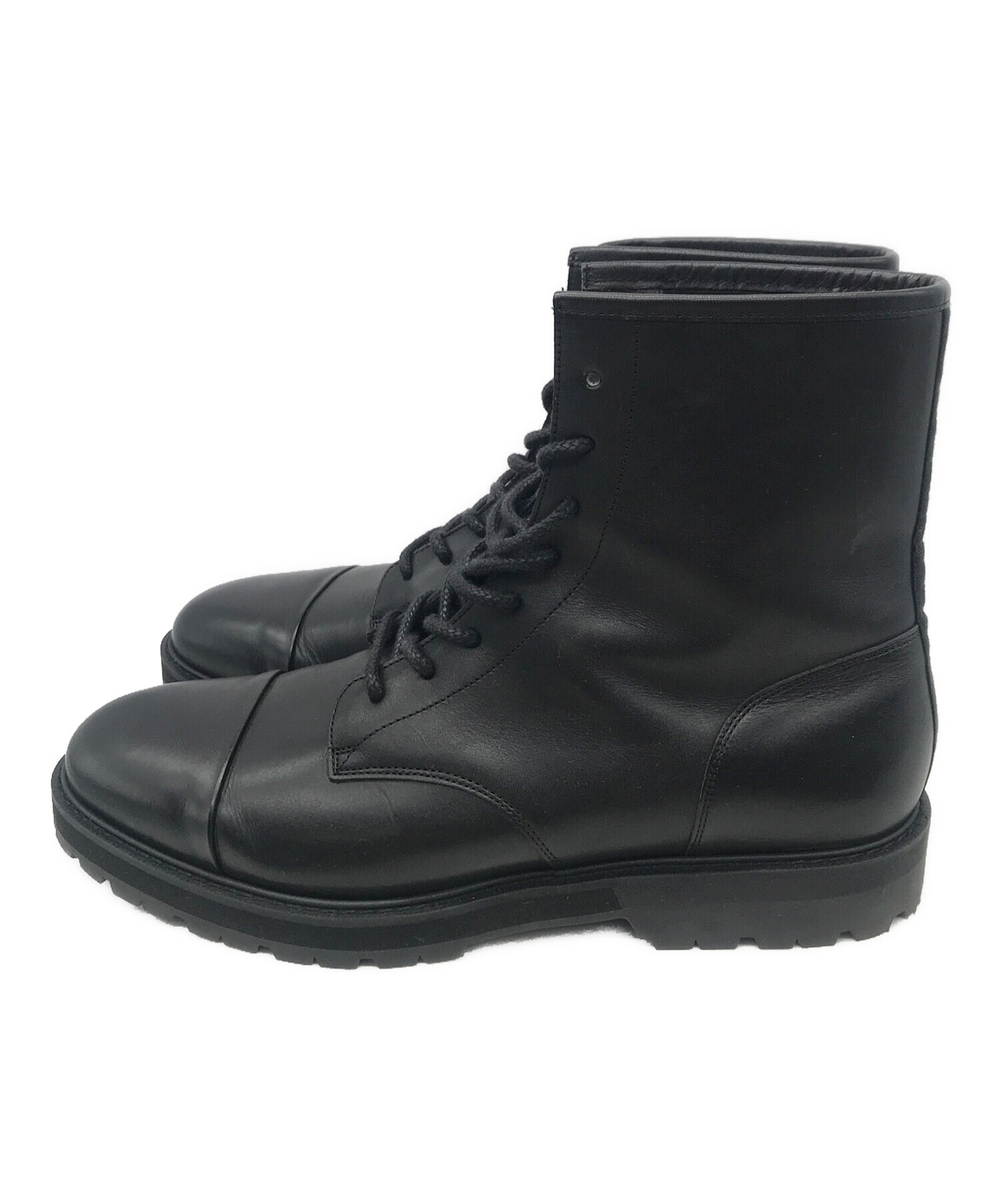 黒のブーツ 中古・古着通販】Onitsuka Tiger (オニツカタイガー) LACE-UP BOOT
