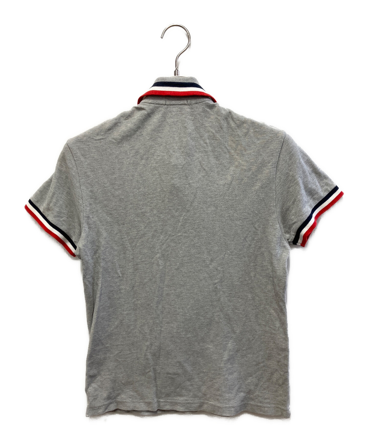 中古・古着通販】MONCLER (モンクレール) ポロシャツ グレー サイズ:S