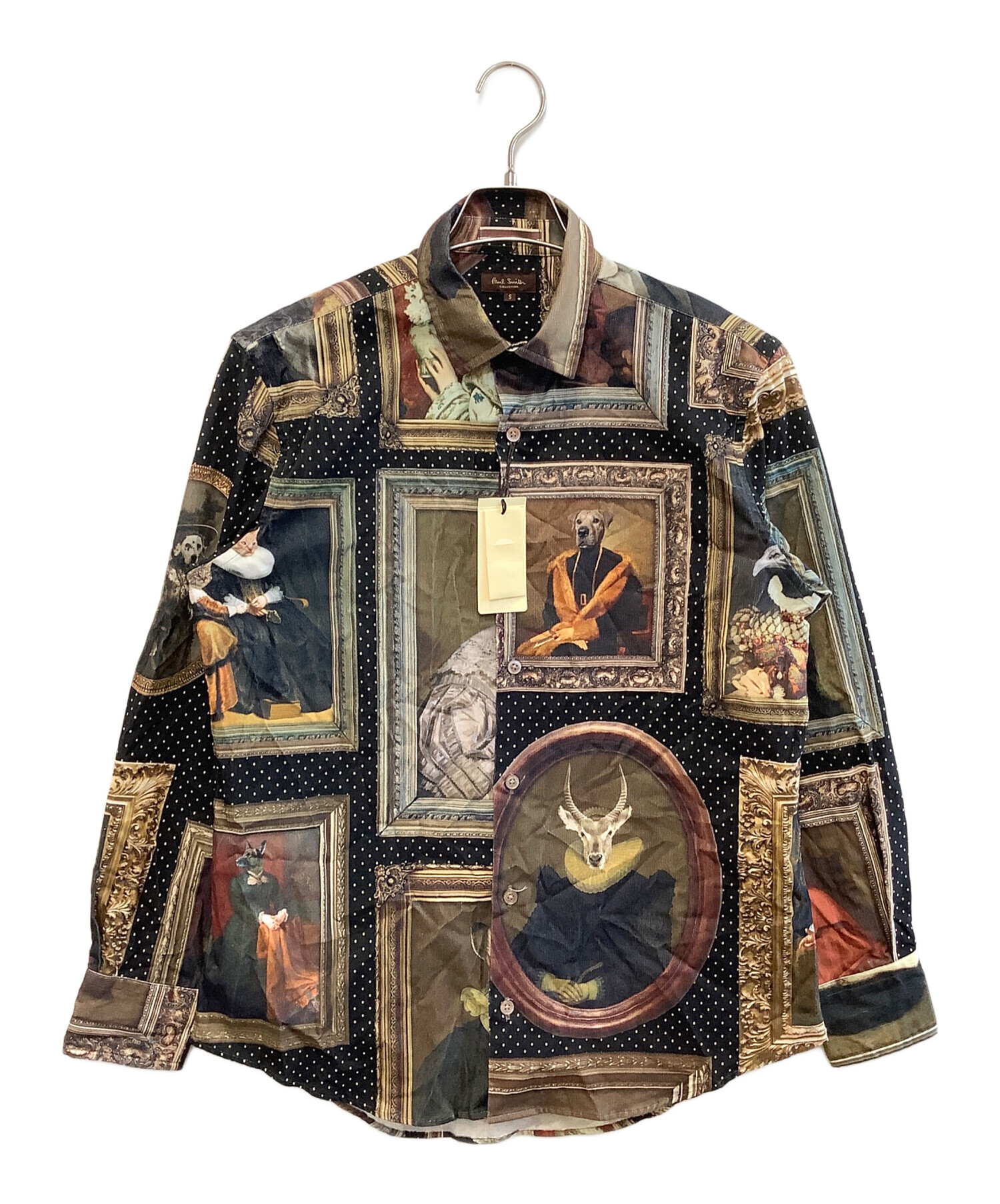中古・古着通販】Paul Smith (ポールスミス) 柄シャツ ブラウン サイズ