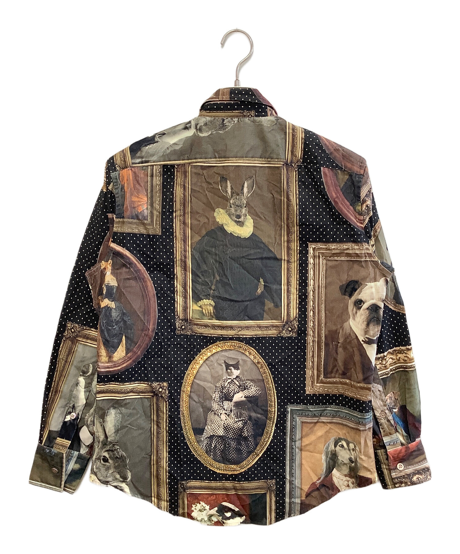 中古・古着通販】Paul Smith (ポールスミス) 柄シャツ ブラウン サイズ
