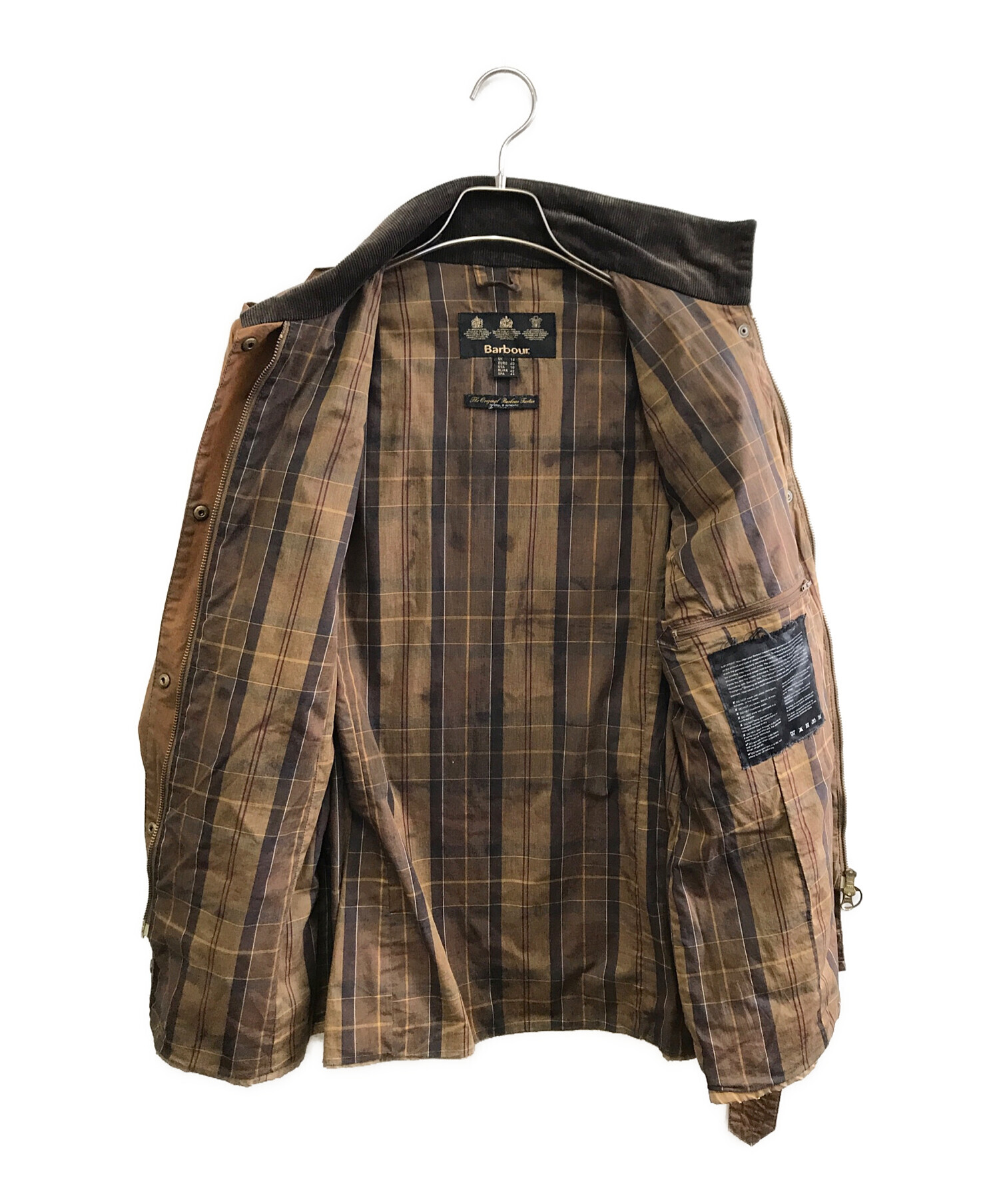 中古・古着通販】Barbour (バブアー) オイルドジャケット ブラウン 