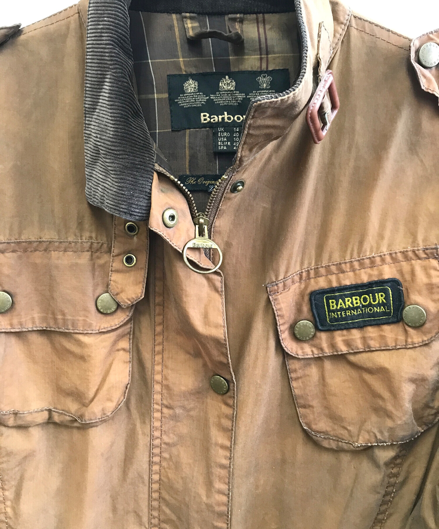 中古・古着通販】Barbour (バブアー) オイルドジャケット ブラウン 