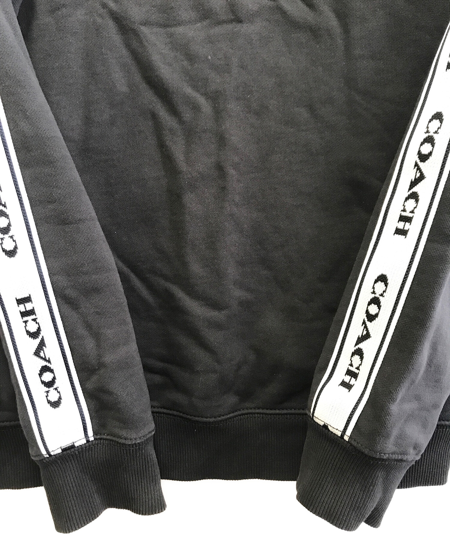 中古・古着通販】COACH (コーチ) スウェット ブラック サイズ:S