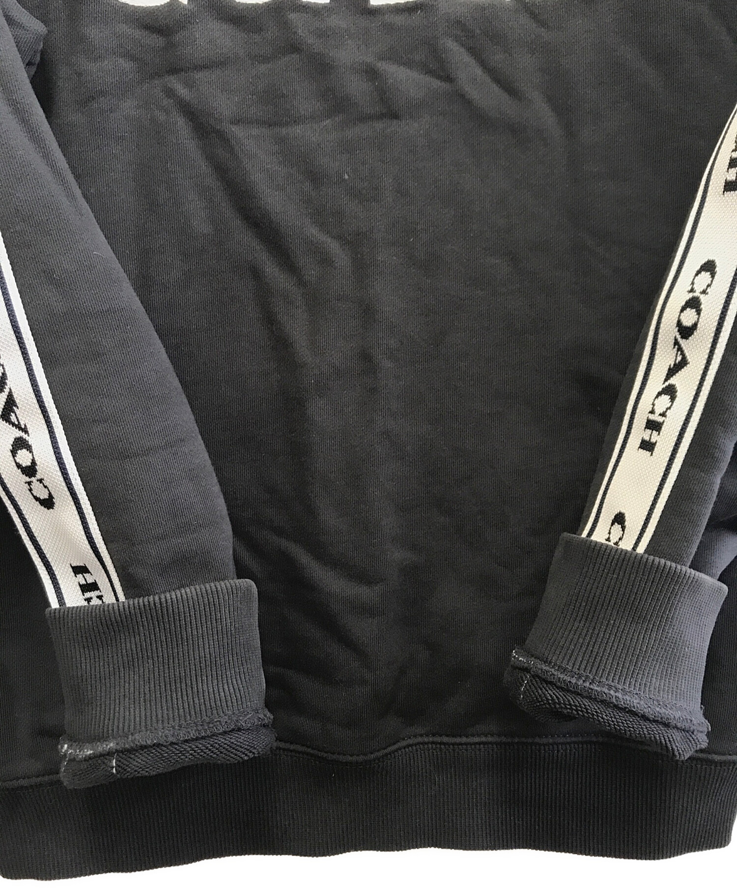 中古・古着通販】COACH (コーチ) スウェット ブラック サイズ:S