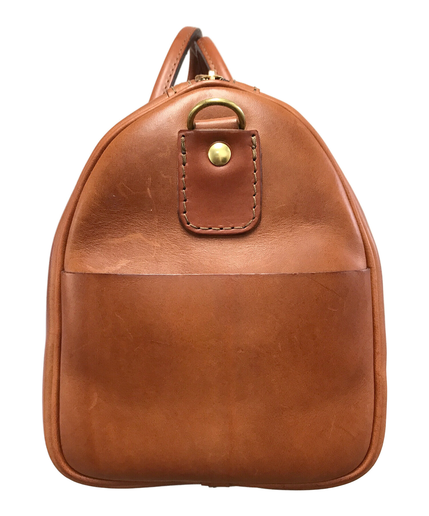 中古・古着通販】Herz (ヘルツ) ボストンバッグ ブラウン