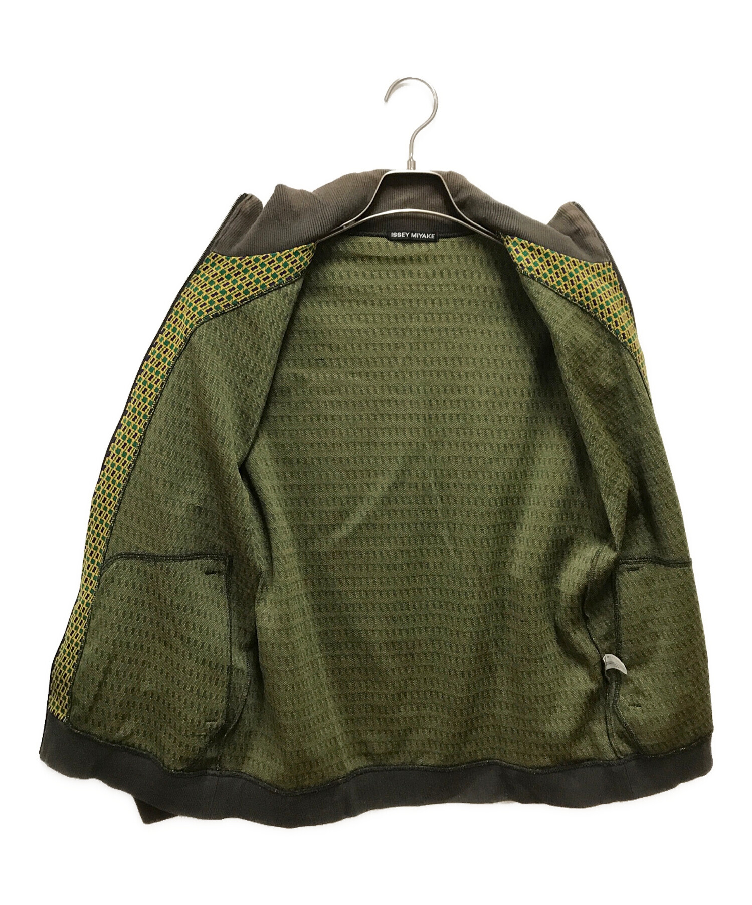 中古・古着通販】ISSEY MIYAKE (イッセイミヤケ) サイドライン幾何学