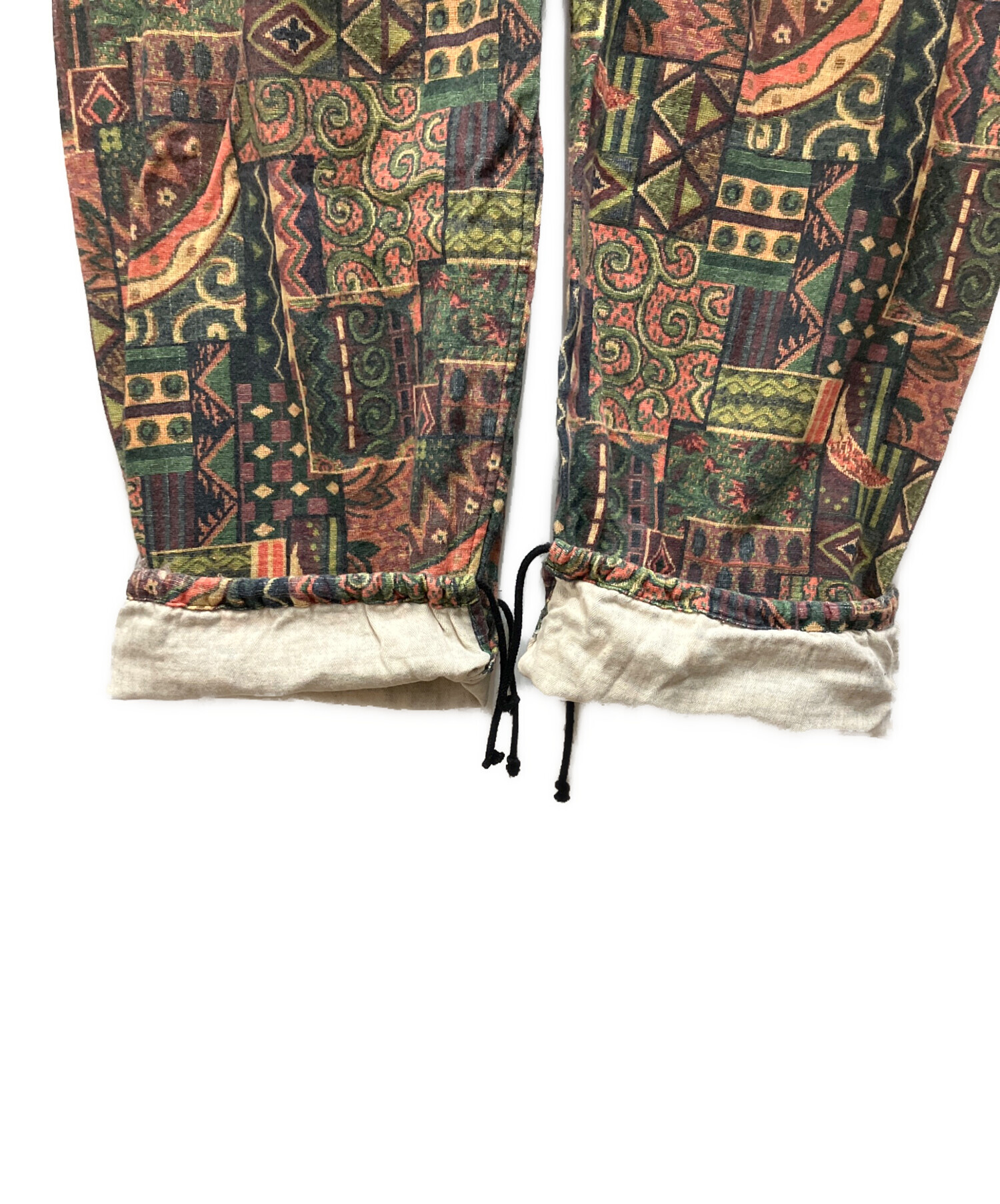 中古・古着通販】YOHJI YAMAMOTO (ヨウジヤマモト) 総柄イージーパンツ