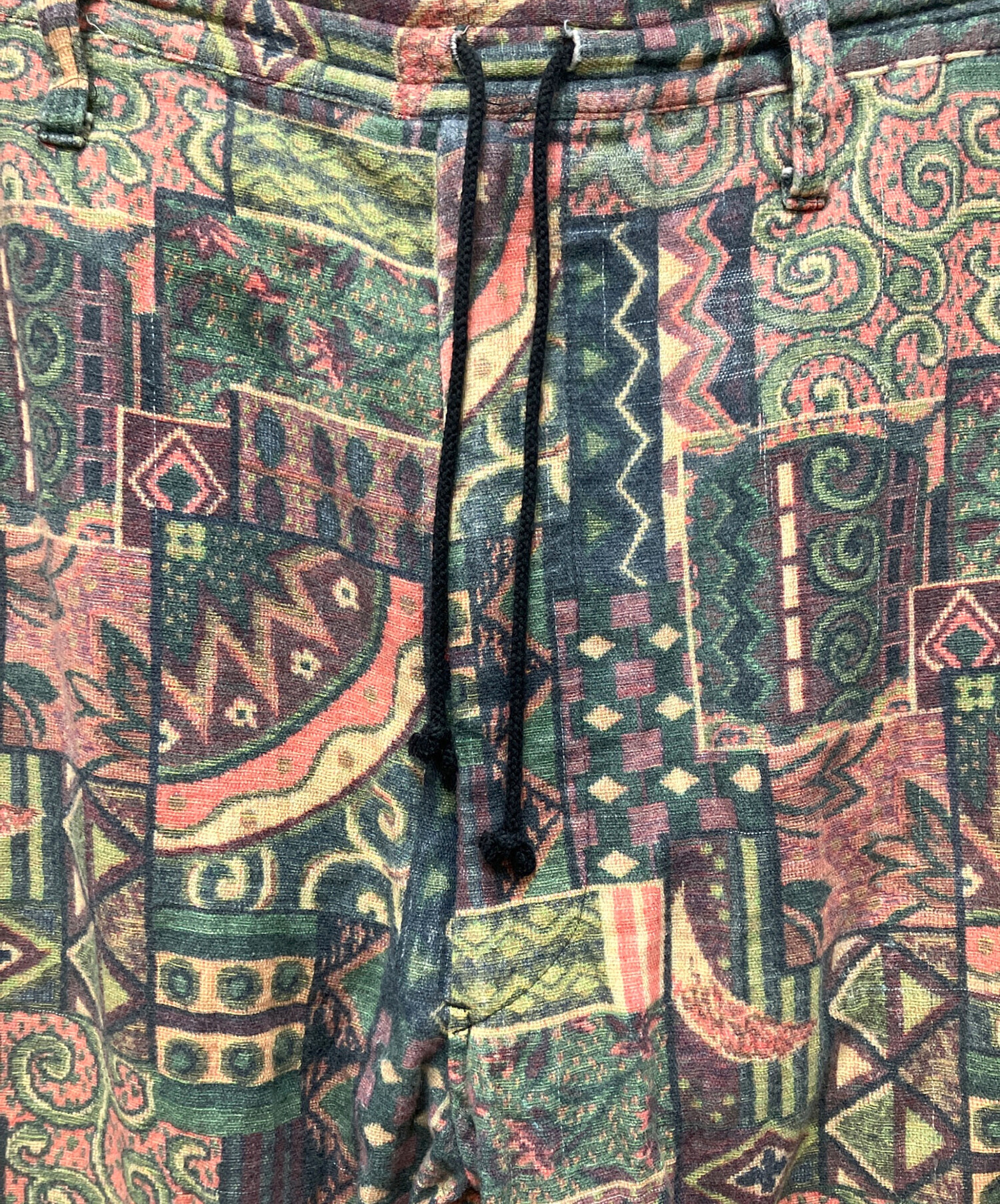 中古・古着通販】YOHJI YAMAMOTO (ヨウジヤマモト) 総柄イージーパンツ