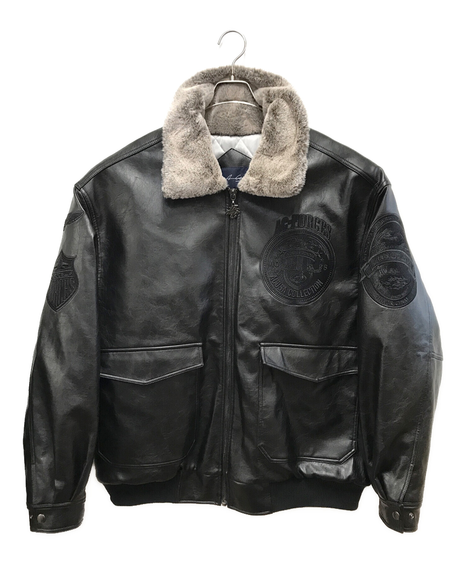 acusa アクサ bboyアウターのみ 激レア 中古・古着通販】ACUSA JEANS (アクサジーンズ) レザージャケット