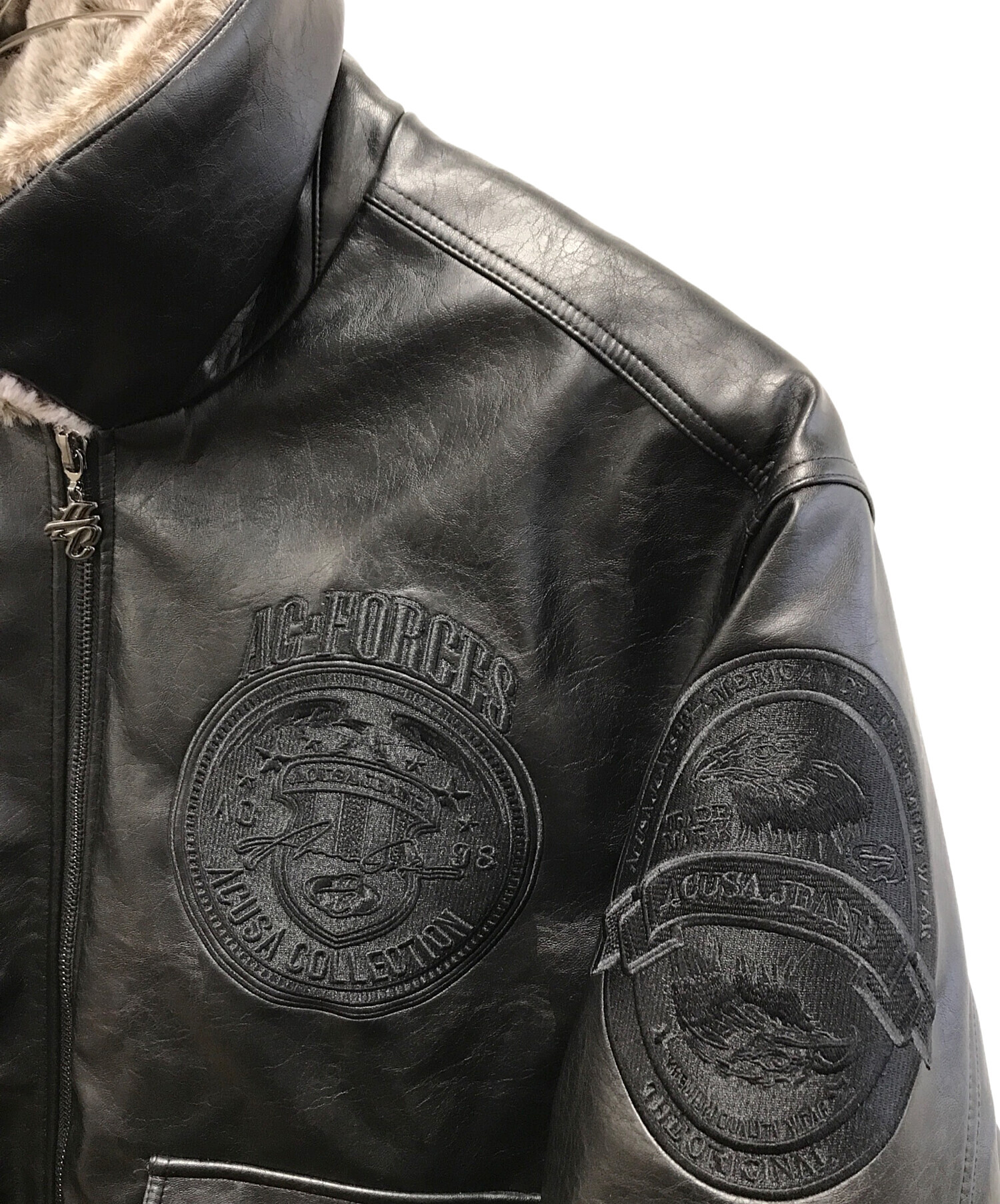 中古・古着通販】ACUSA JEANS (アクサジーンズ) レザージャケット