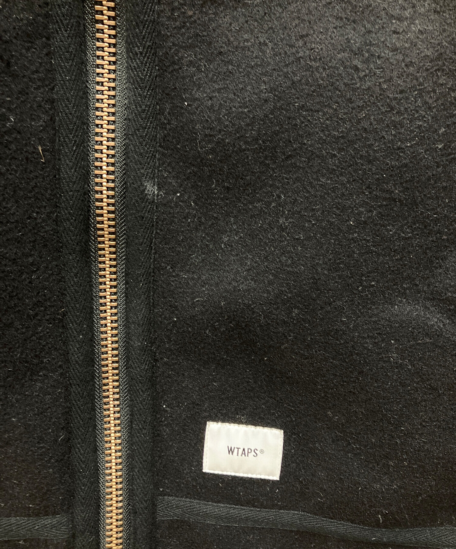 中古・古着通販】WTAPS (ダブルタップス) ウールジャケット ブラック