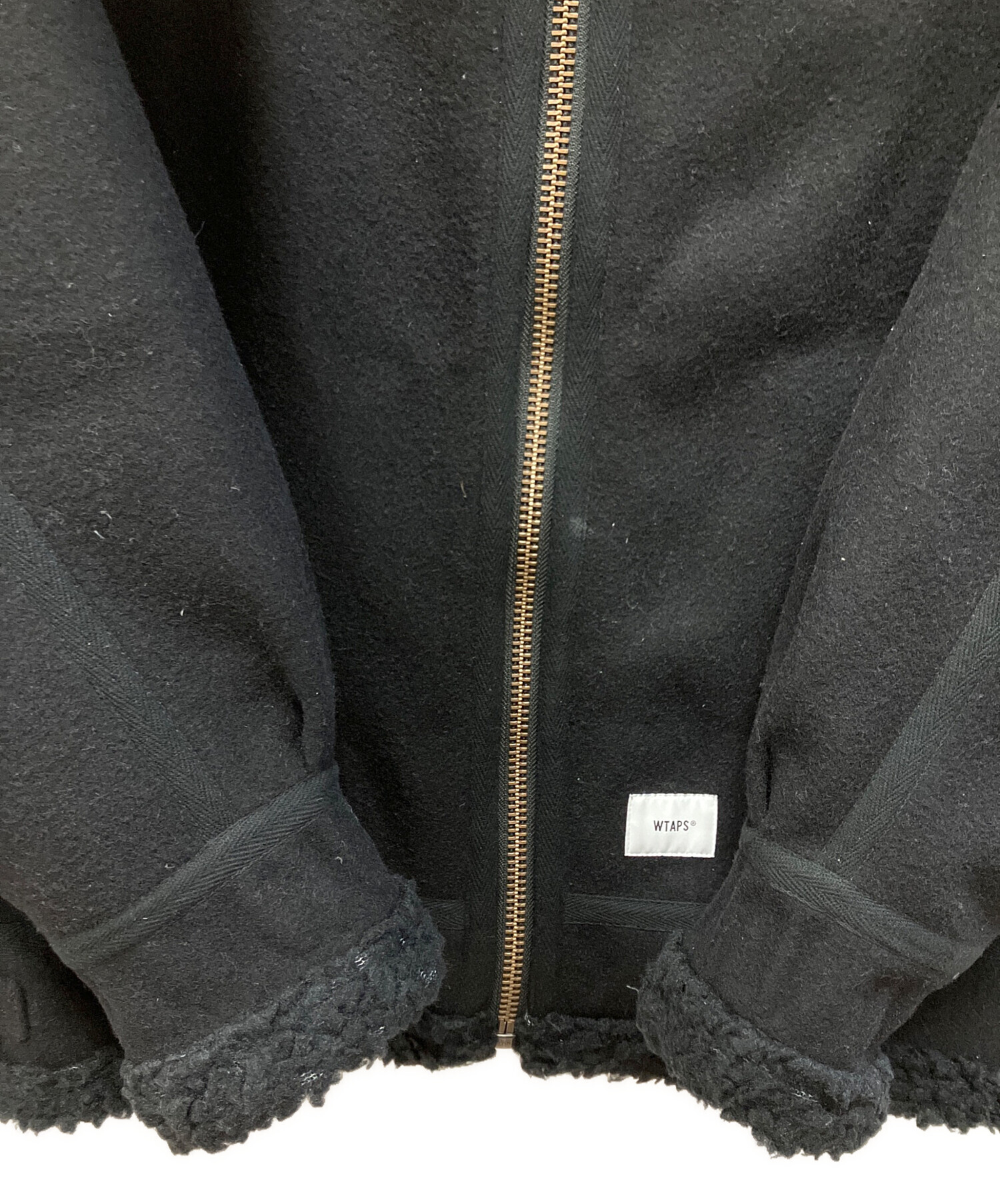 中古・古着通販】WTAPS (ダブルタップス) ウールジャケット ブラック
