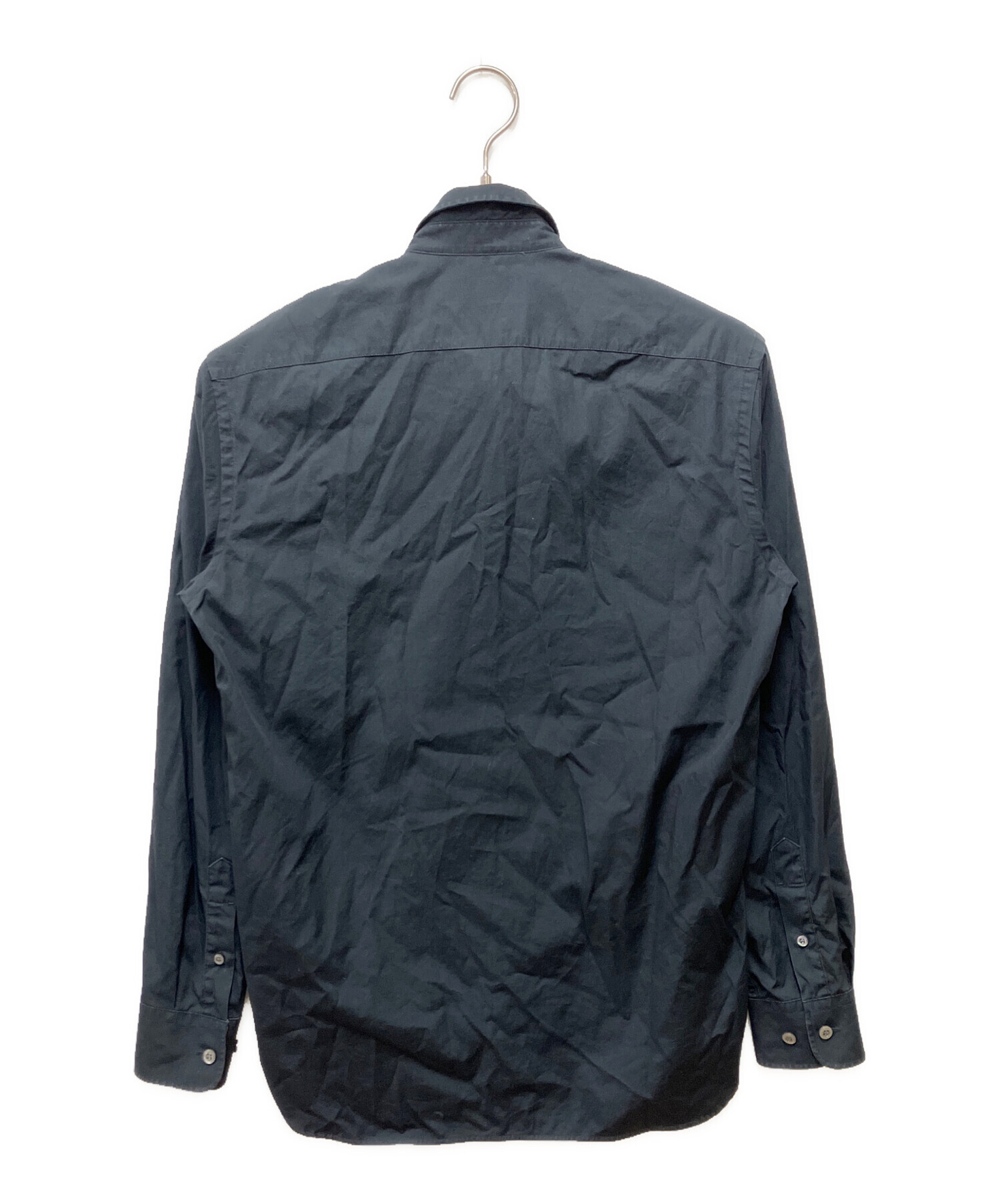 中古・古着通販】BURBERRY (バーバリー) 長袖シャツ ブラック サイズ