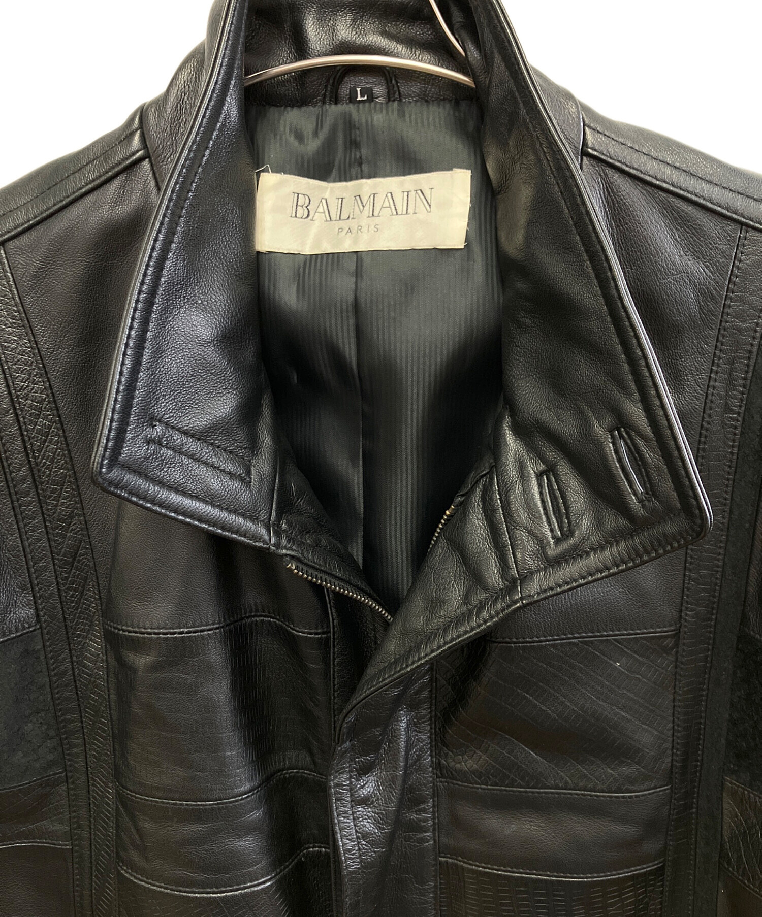BALMAIN レザーコート 【公式通販】