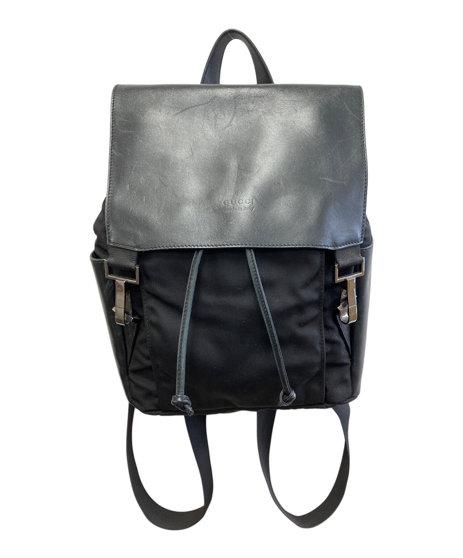 中古・古着通販】GUCCI (グッチ) リュック ブラック｜ブランド・古着 