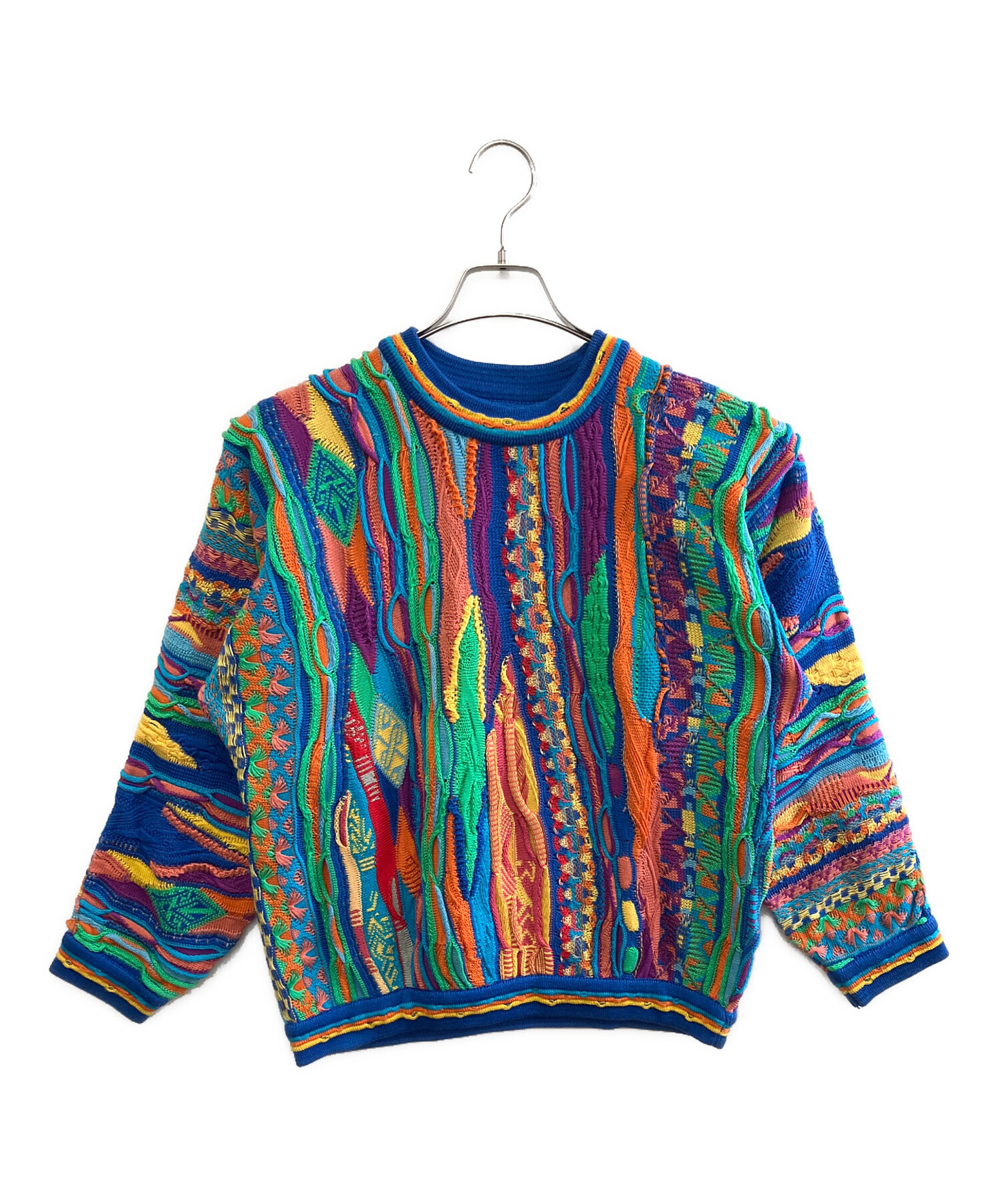 中古・古着通販】Coogi (クージー) 薄手ニット マルチカラー サイズ:SS 