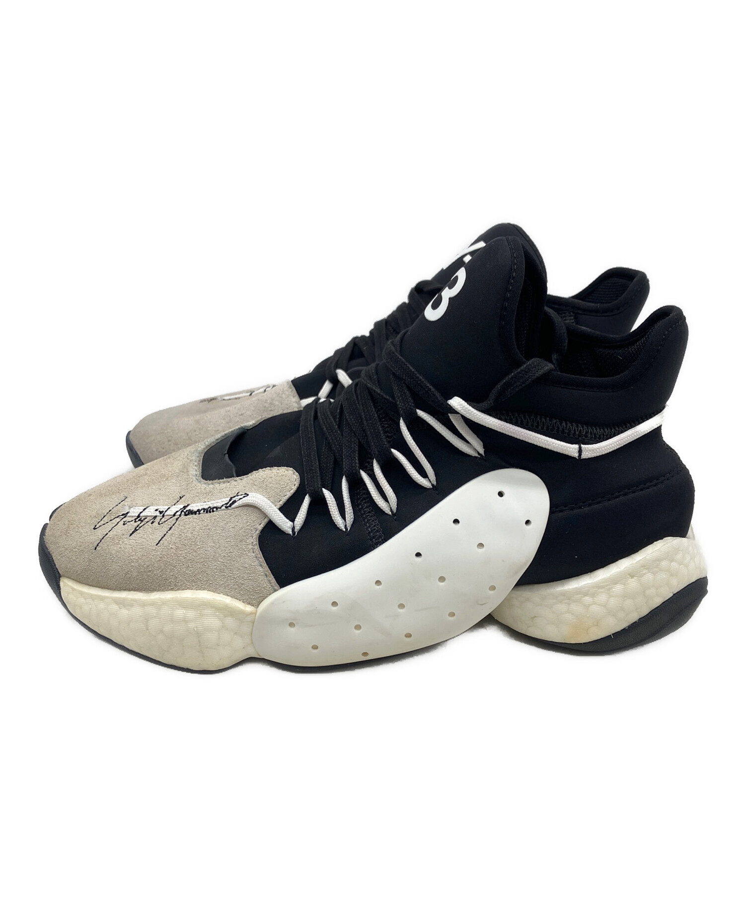 中古・古着通販】Y-3 (ワイスリー) ハイカットスニーカー ブラック