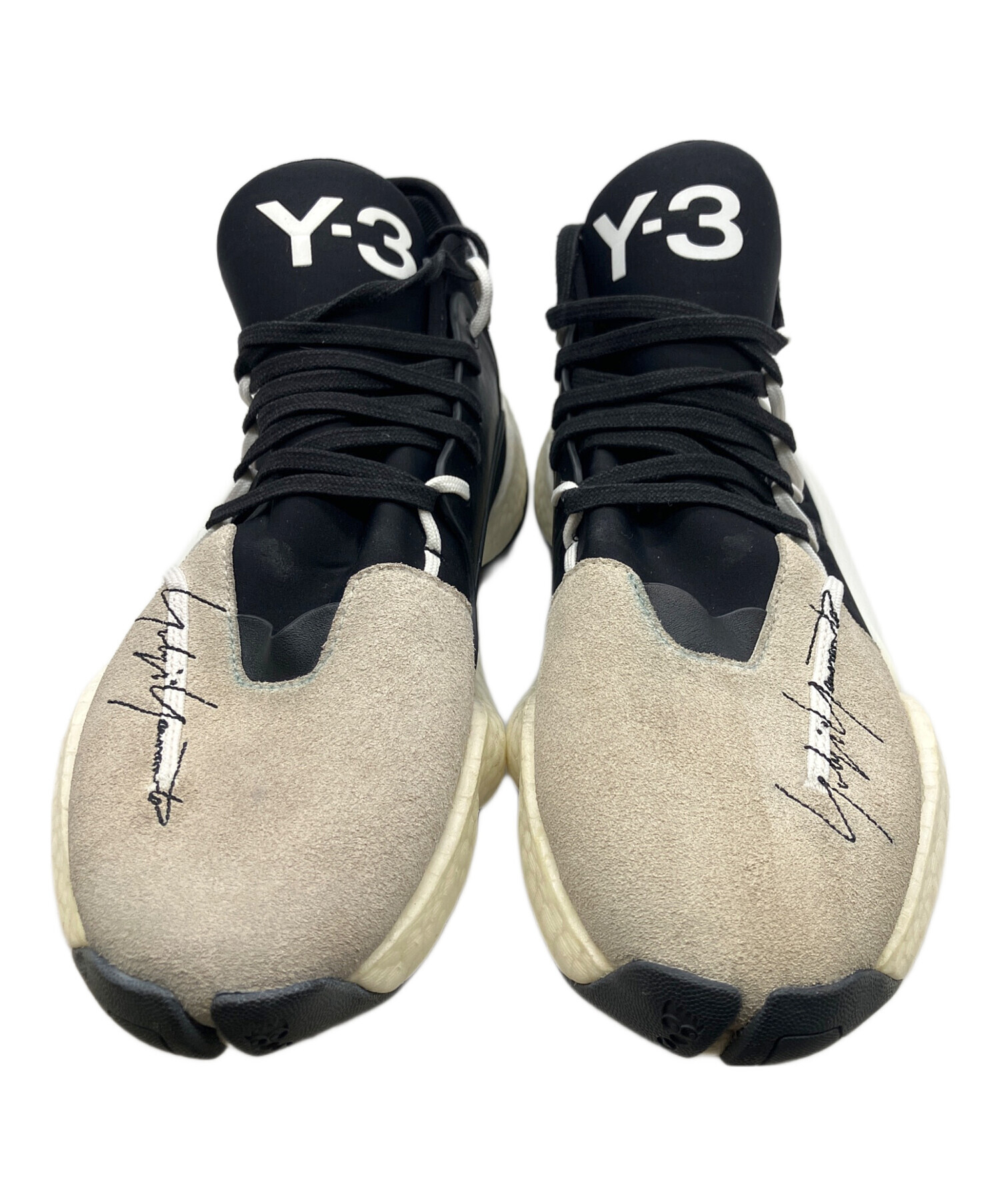 中古・古着通販】Y-3 (ワイスリー) ハイカットスニーカー ブラック