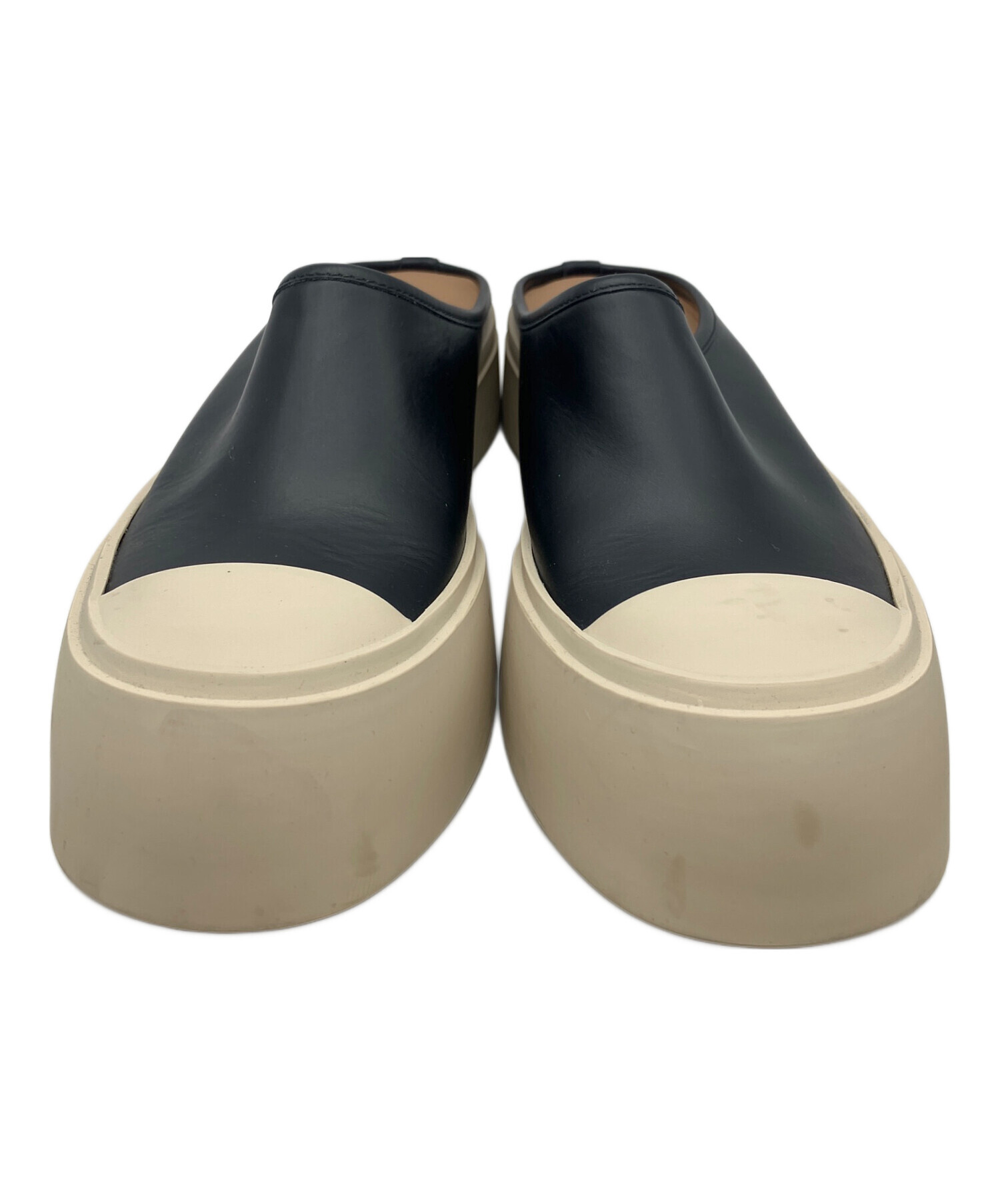 MARNI アイボリーサイズ36（23cm）【訳あり・試着のみ・ほぼ未使用】 中古・古着通販】MARNI (マルニ) ボーダー切替ニット ホワイト