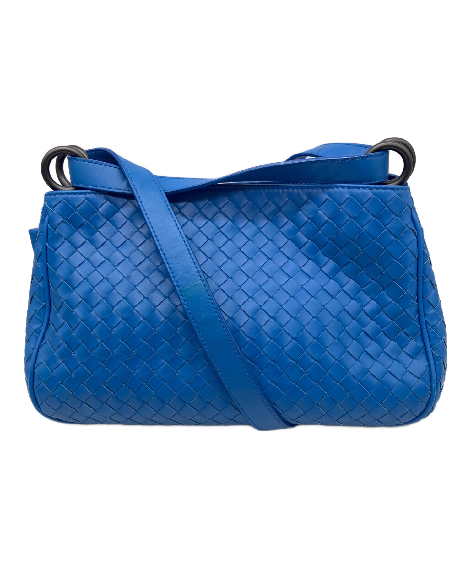 BOTTEGA VENETA ボッテガベネタ ショルダーバッグ  青 【古着】【中古】【送料無料】 中古・古着通販】BOTTEGA VENETA (ボッテガベネタ) ショルダーバッグ
