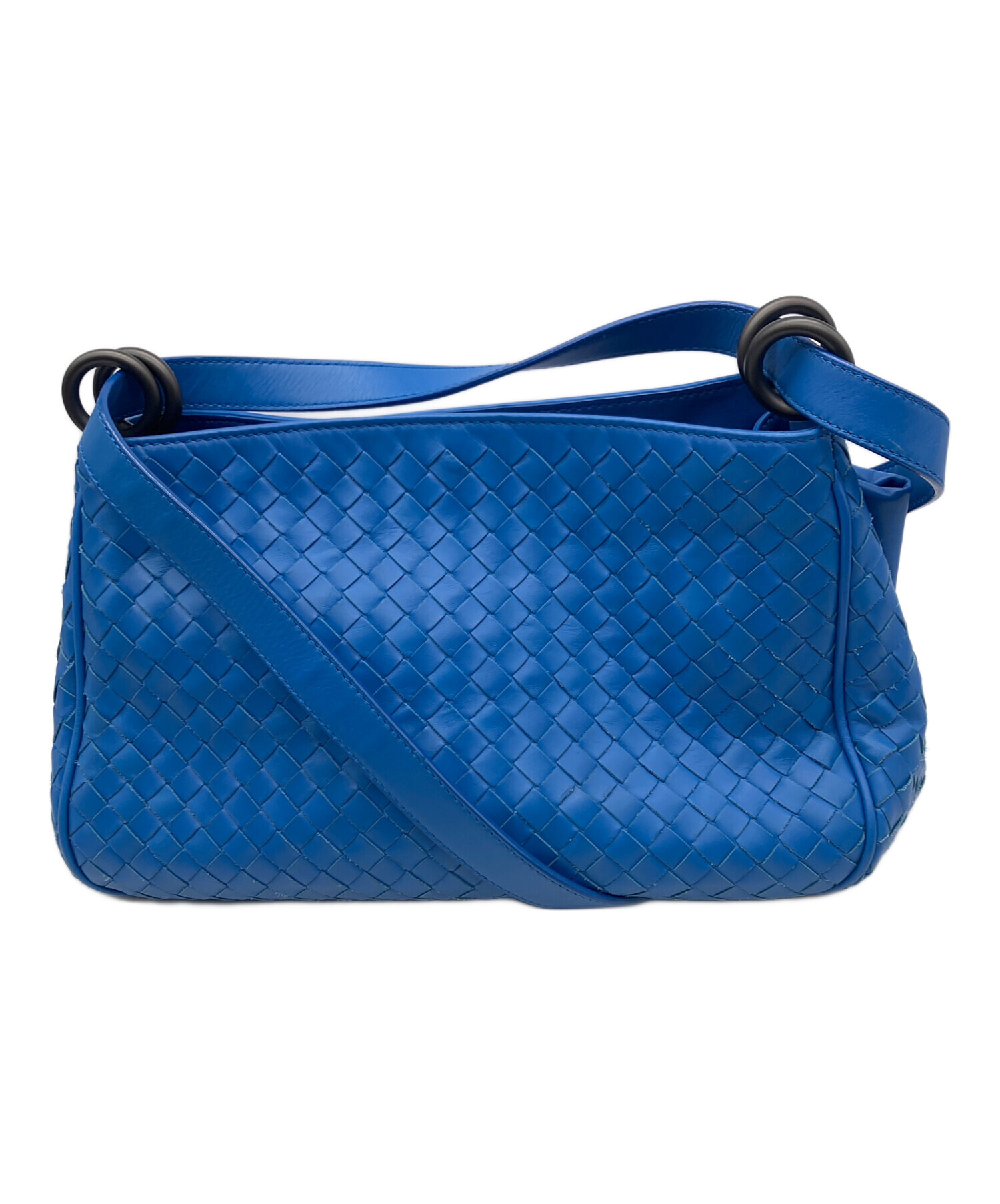 BOTTEGA VENETA ボッテガベネタ ショルダーバッグ  紺 【古着】【中古】【送料無料】 中古・古着通販】BOTTEGA VENETA (ボッテガベネタ) ショルダーバッグ