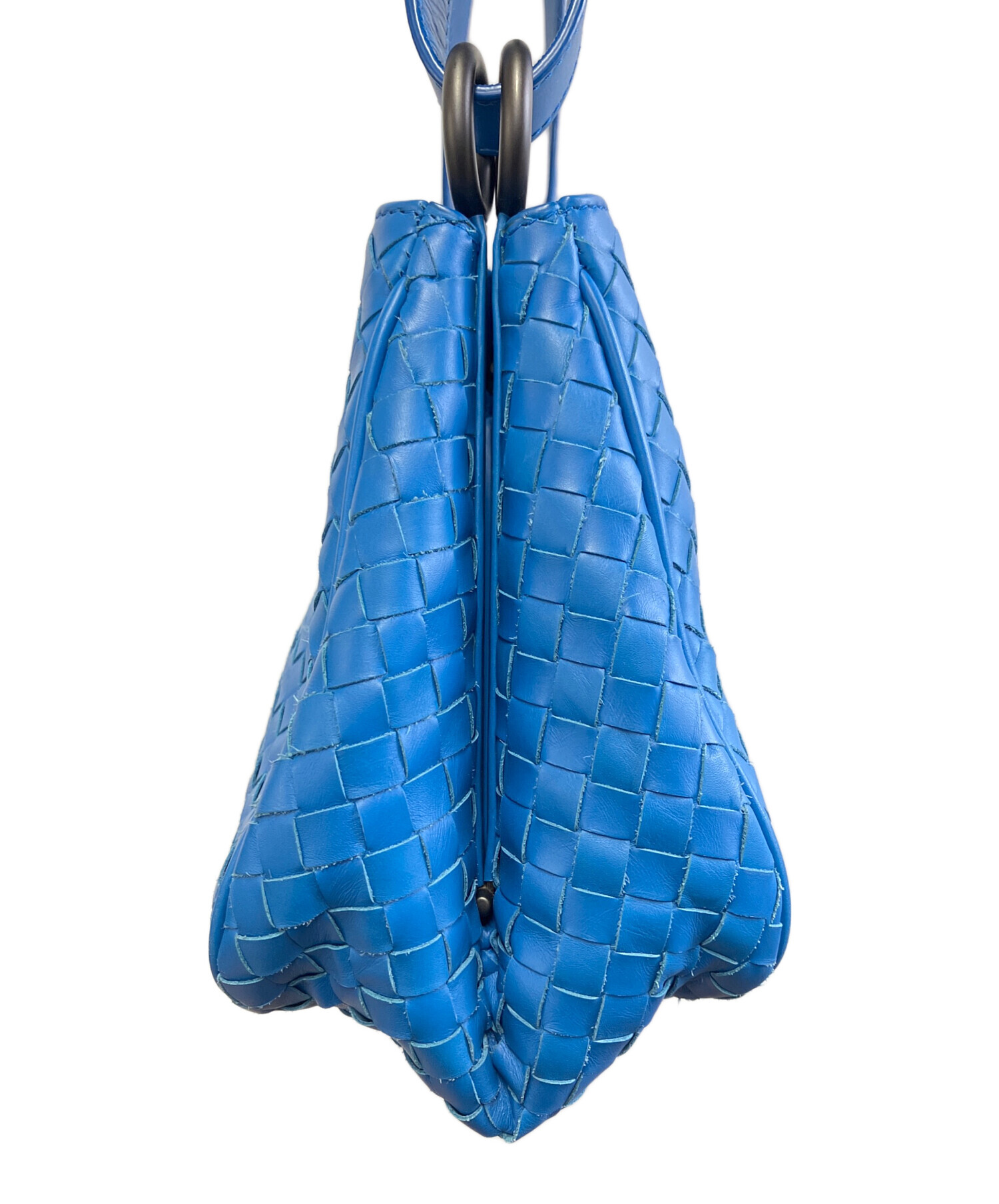 BOTTEGA VENETA ボッテガベネタ ショルダーバッグ  青 【古着】【中古】【送料無料】 中古・古着通販】BOTTEGA VENETA (ボッテガベネタ) ショルダーバッグ