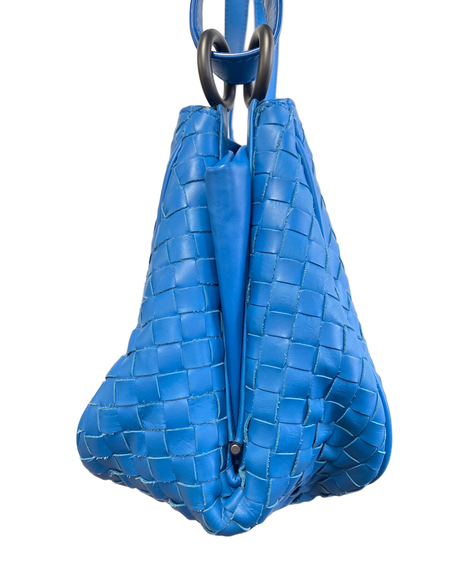 BOTTEGA VENETA ボッテガベネタ ショルダーバッグ  青 【古着】【中古】【送料無料】 中古・古着通販】BOTTEGA VENETA (ボッテガベネタ) ショルダーバッグ