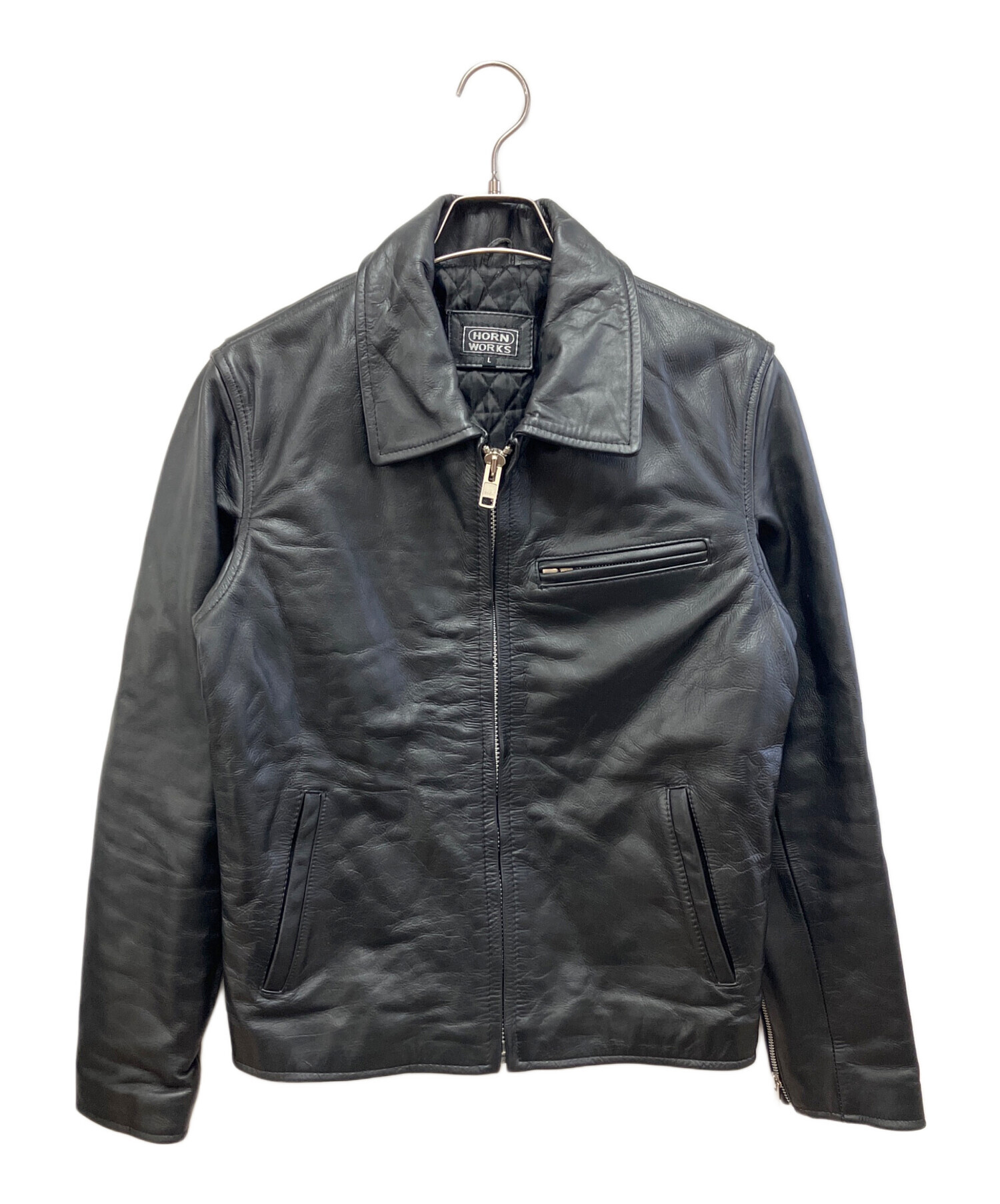 中古・古着通販】HORN WORKS (ホーンワークス) レザージャケット 