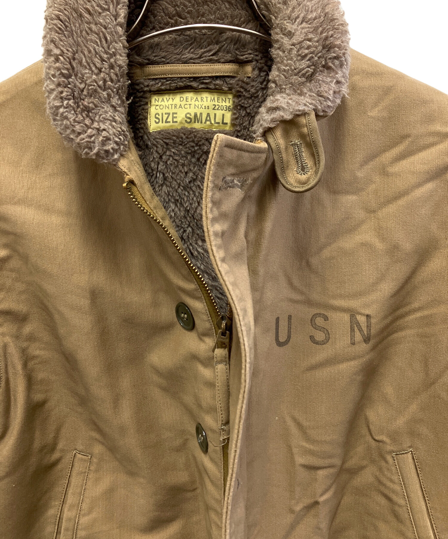 バズリクソンズ アウター ベージュ M メンズ N-1デッキジャケット 中古・古着通販】Buzz Rickson's (バズリクソンズ) デッキジャケット