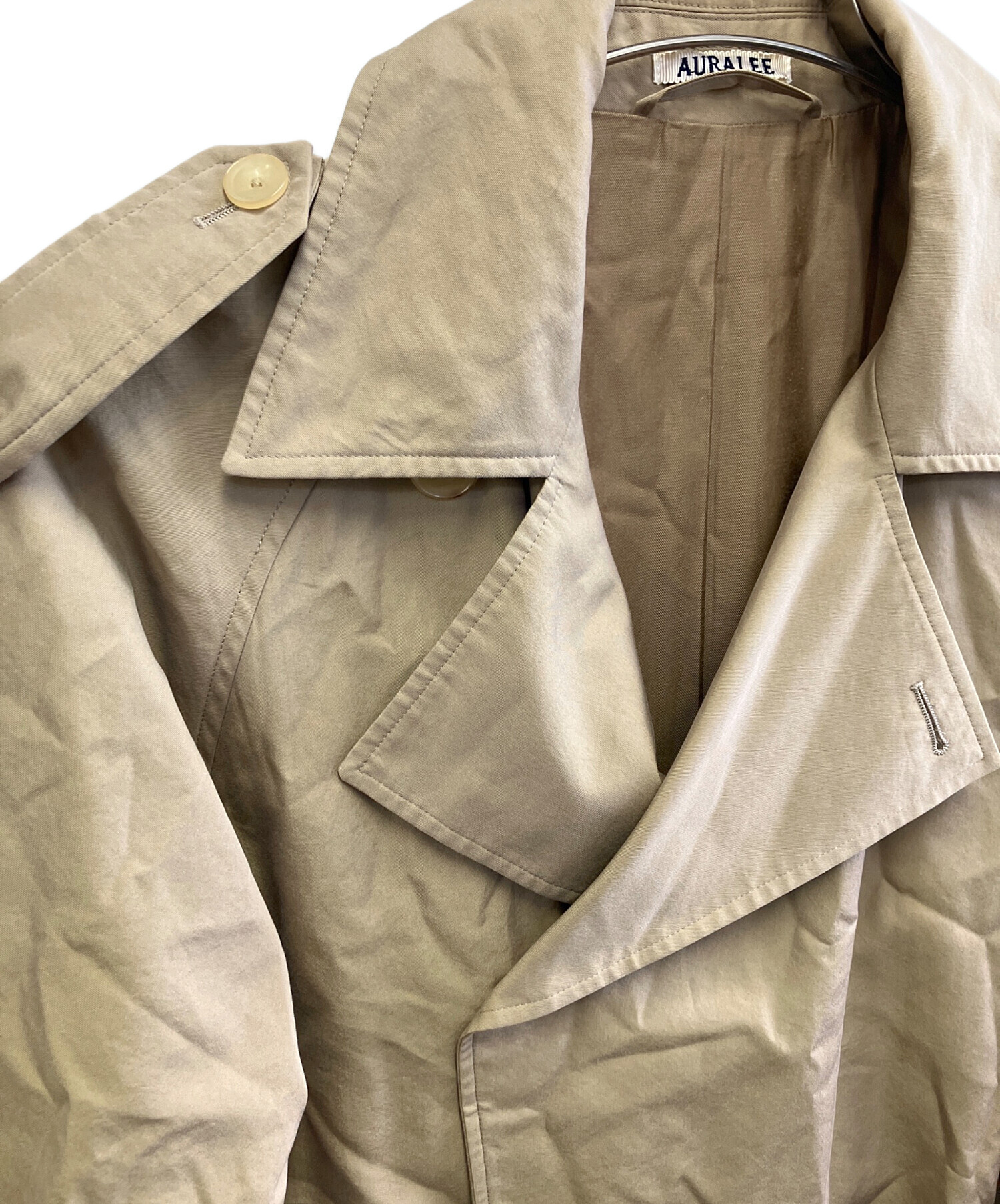中古・古着通販】AURALEE (オーラリー) WASHED FINX CUPRO TWILL LONG 
