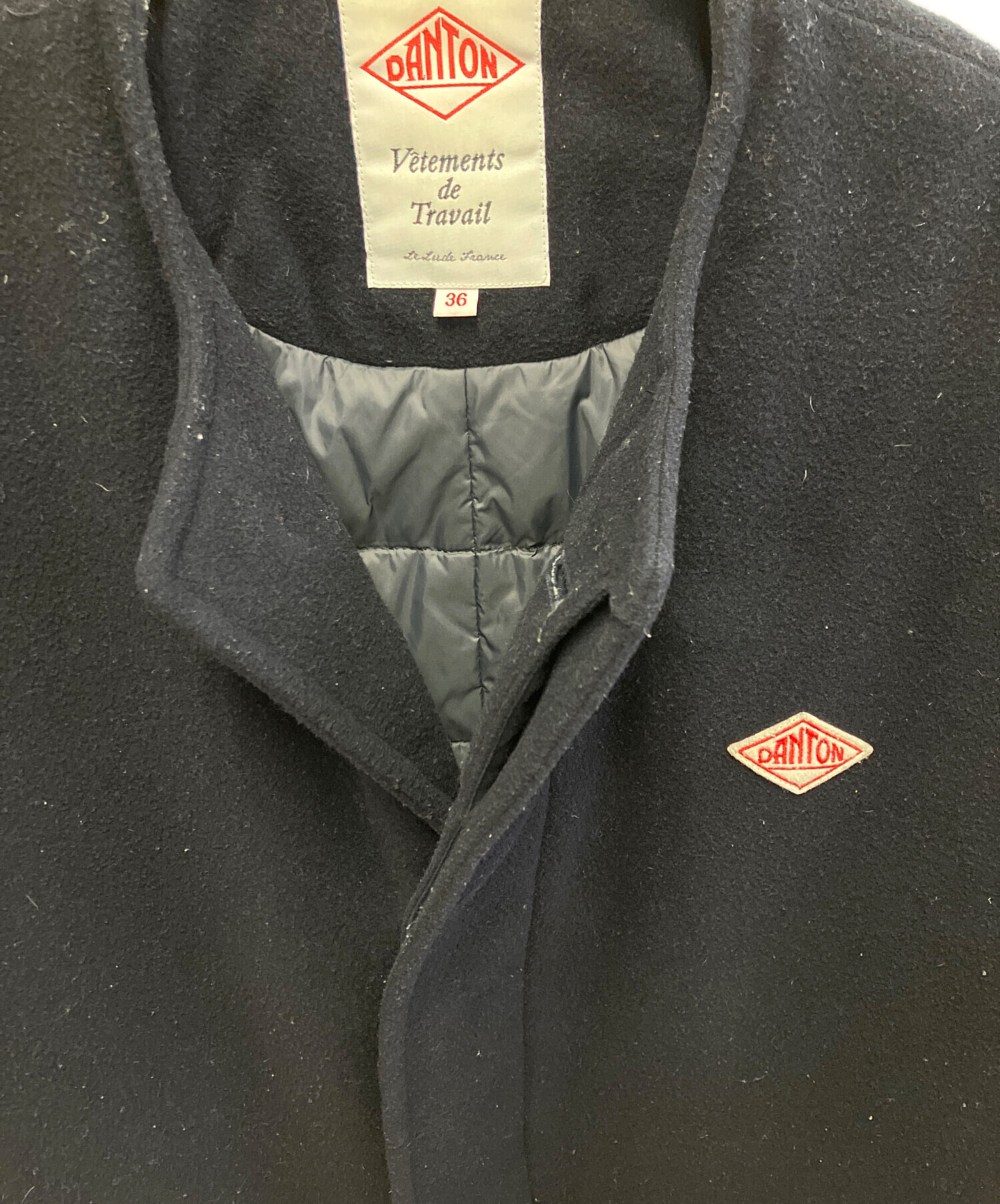 中古・古着通販】DANTON (ダントン) モッサノーカラーダウンコート 