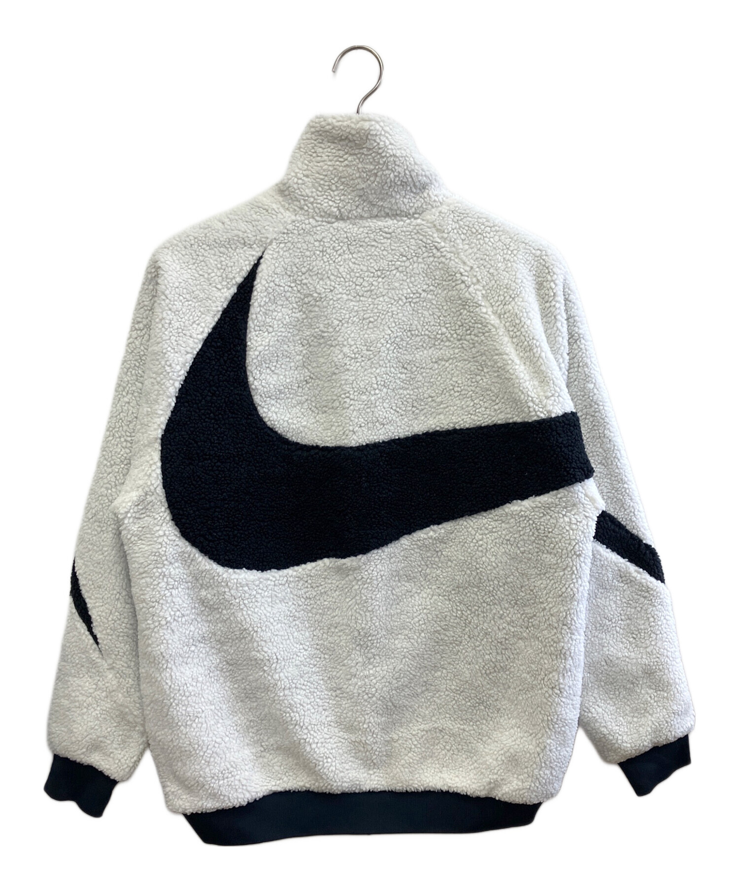 中古・古着通販】NIKE (ナイキ) ボアジャケット ブラック×ホワイト