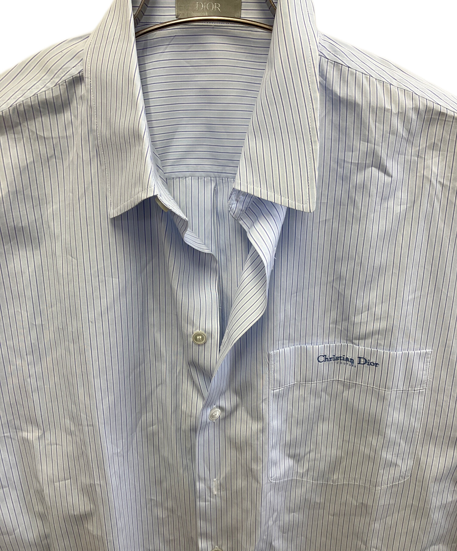 中古・古着通販】Dior (ディオール) 長袖シャツ ブルー サイズ:39