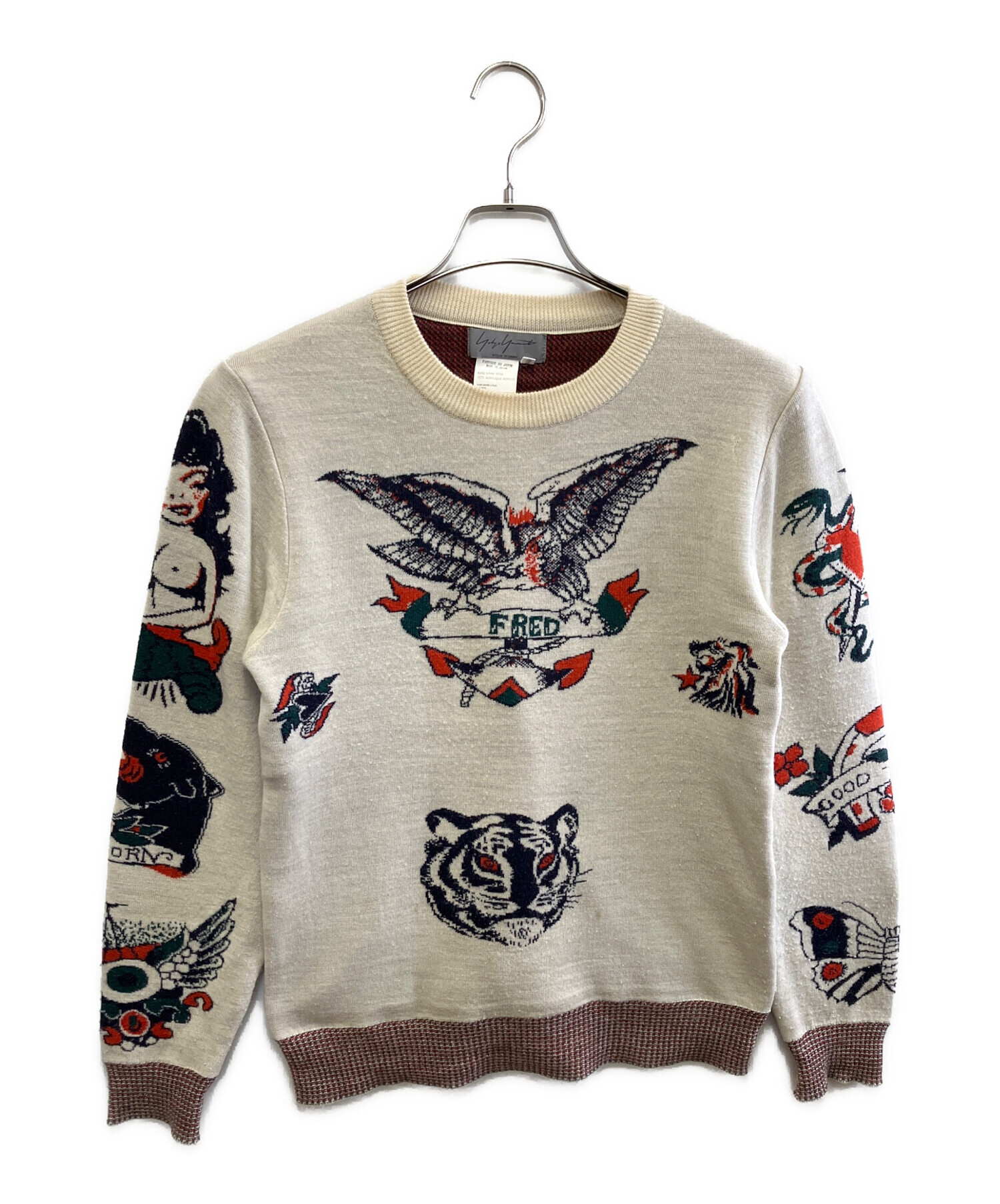 Yohji Yamamoto POUR HOMME 厚手セーター　ヨージ Yohji Yamamoto POUR HOMME 厚手セーター ヨージ