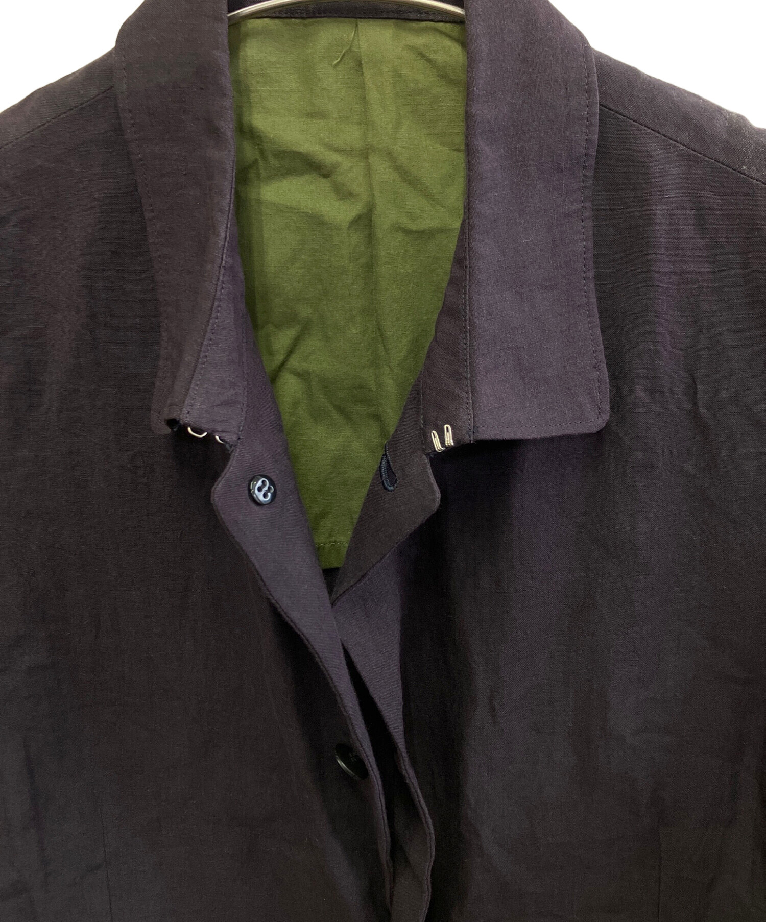 yohji yamamoto pour homme 21ss リネンコート 中古・古着通販】Yohji Yamamoto pour homme (ヨウジヤマモト