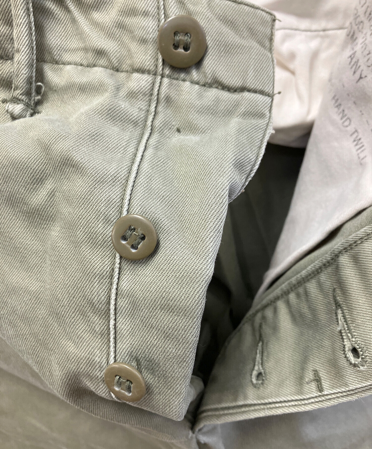 中古・古着通販】RRL (ダブルアールエル) トラウザーパンツ カーキ 