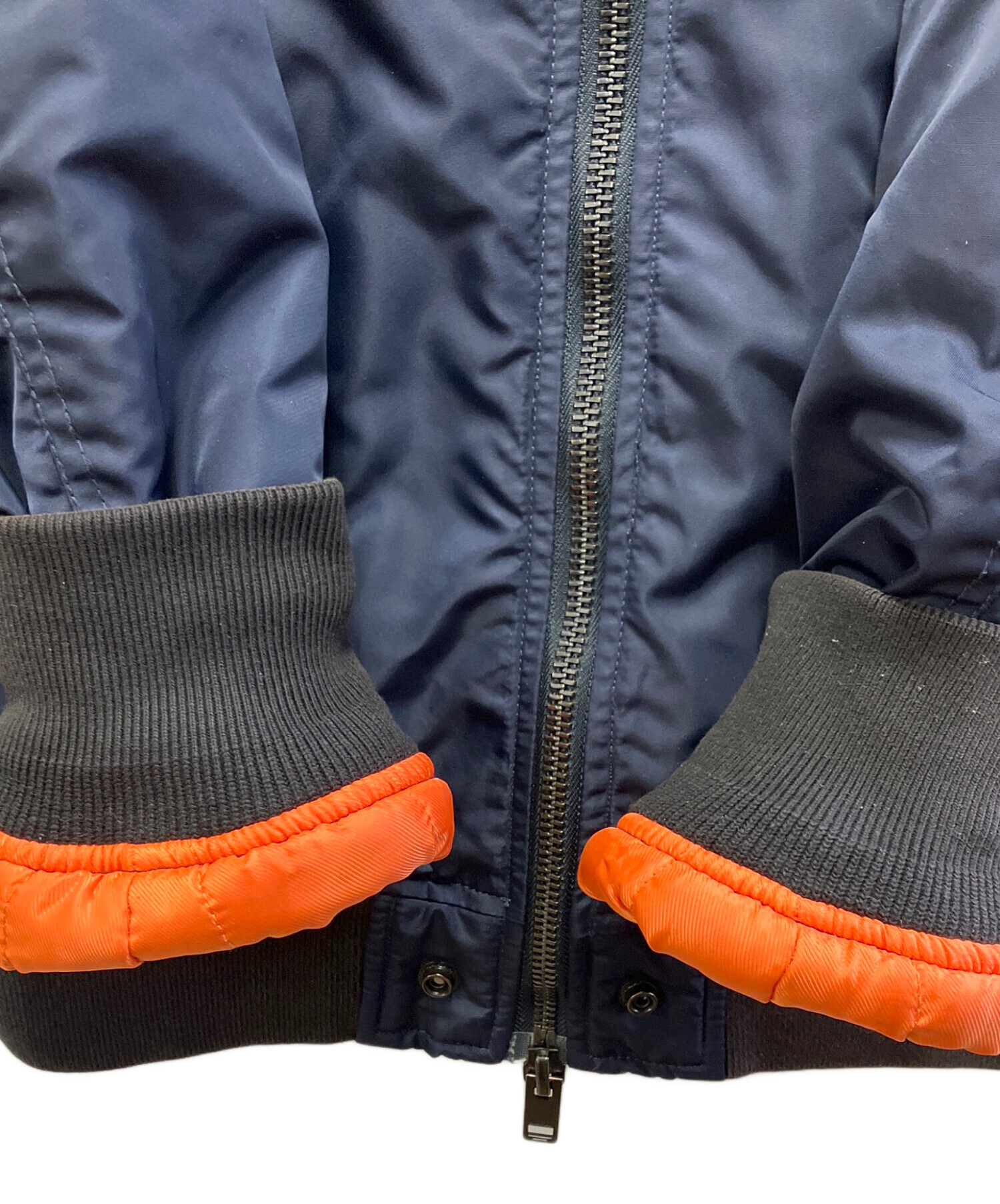 中古・古着通販】DIESEL (ディーゼル) MA-1ジャケット ネイビー サイズ