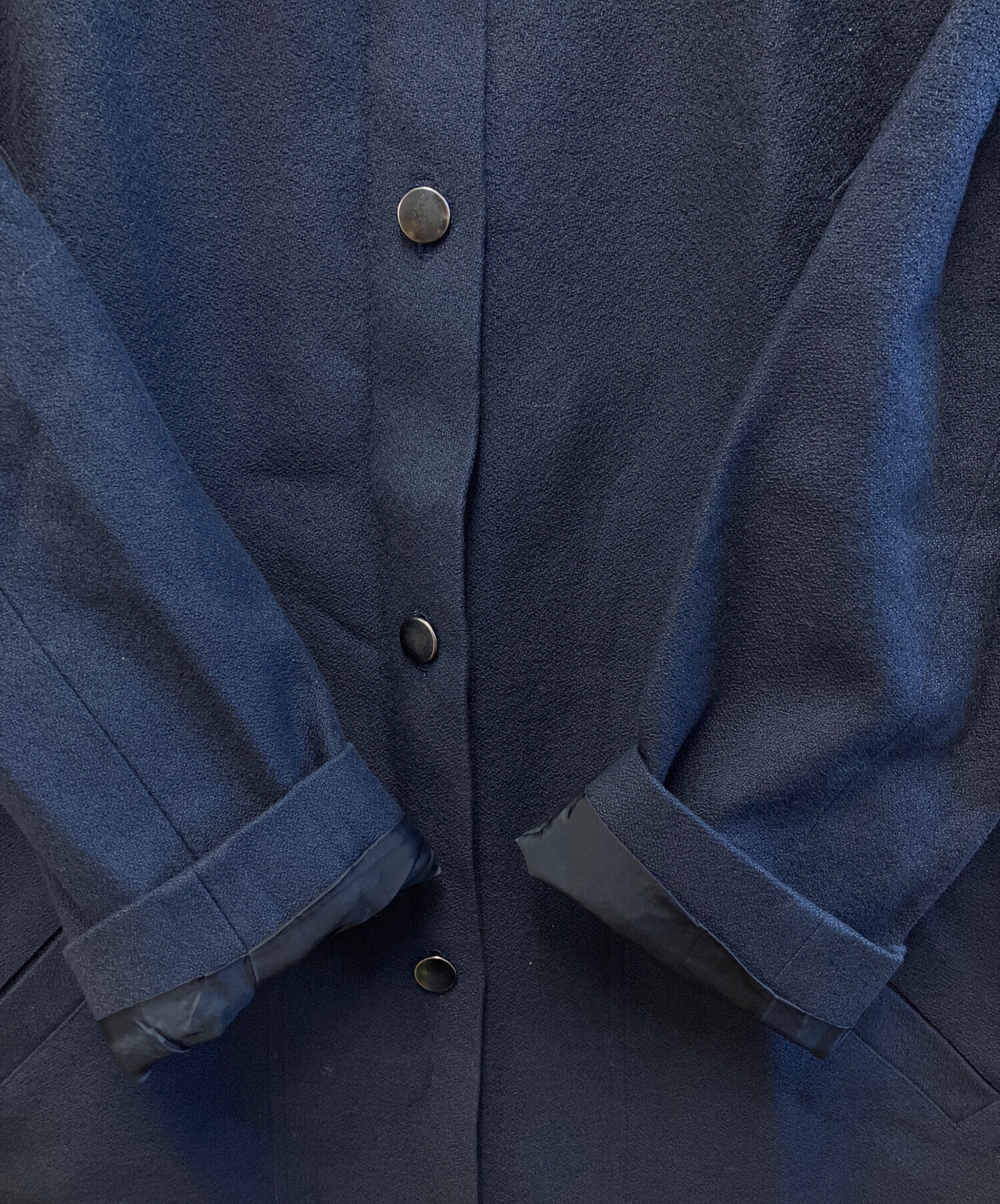 中古・古着通販】A.P.C. (アーペーセー) ステンカラーコート ネイビー