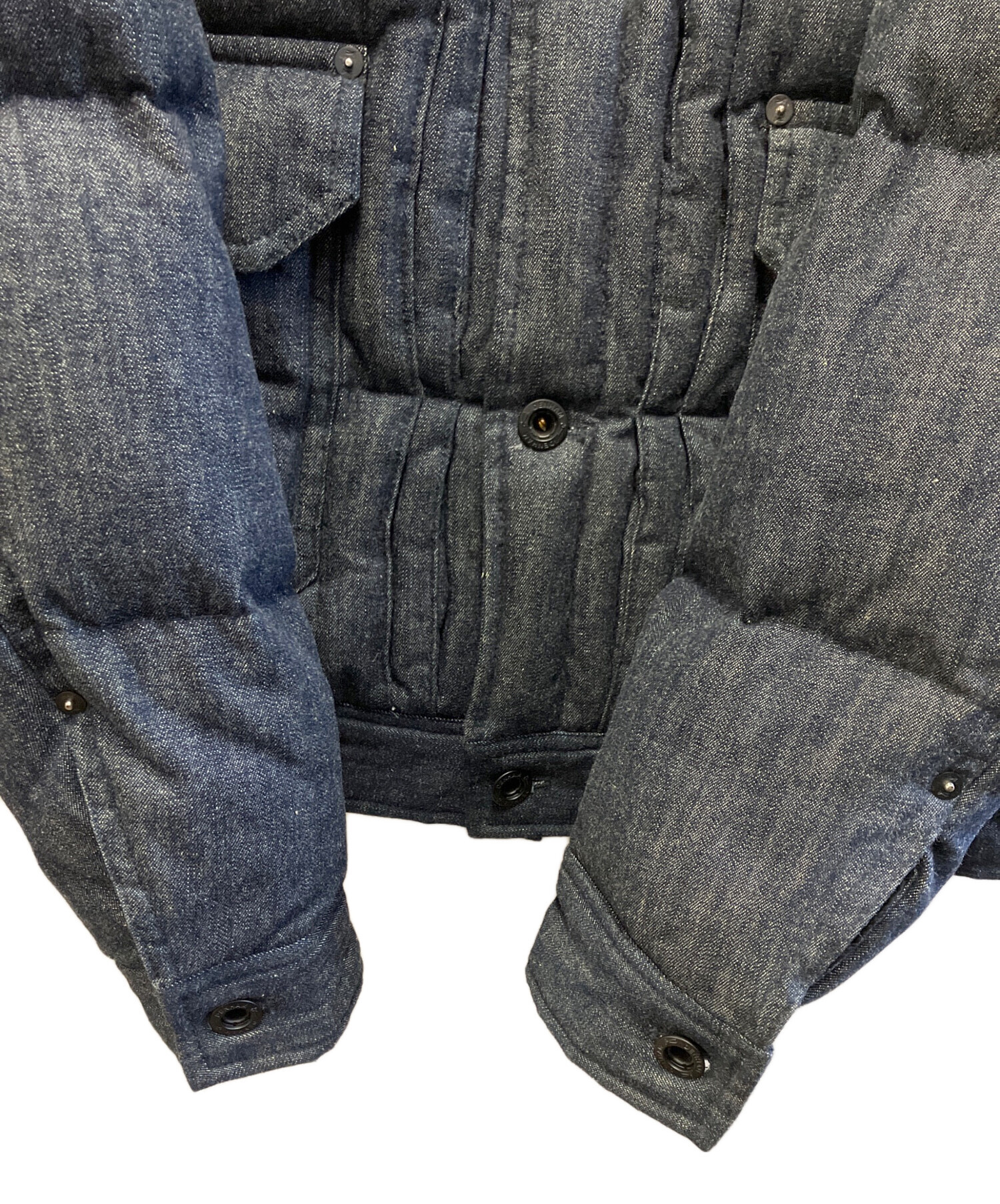 中古・古着通販】Denham (デンハム) ダウンジャケット ネイビー サイズ 
